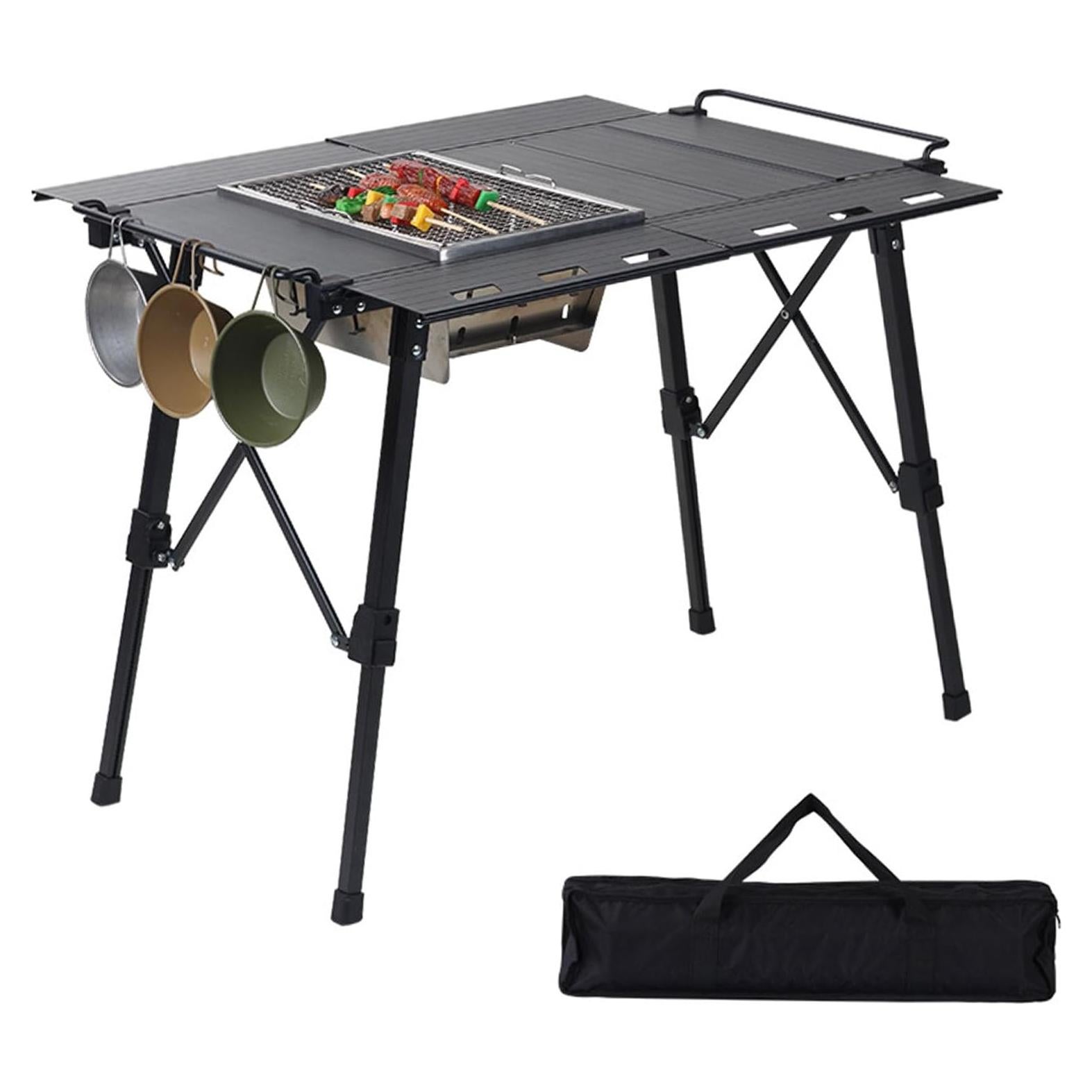 Mesa de Camping Plegable HIKISM HKT-6 Aluminio 85.1x63.8cm