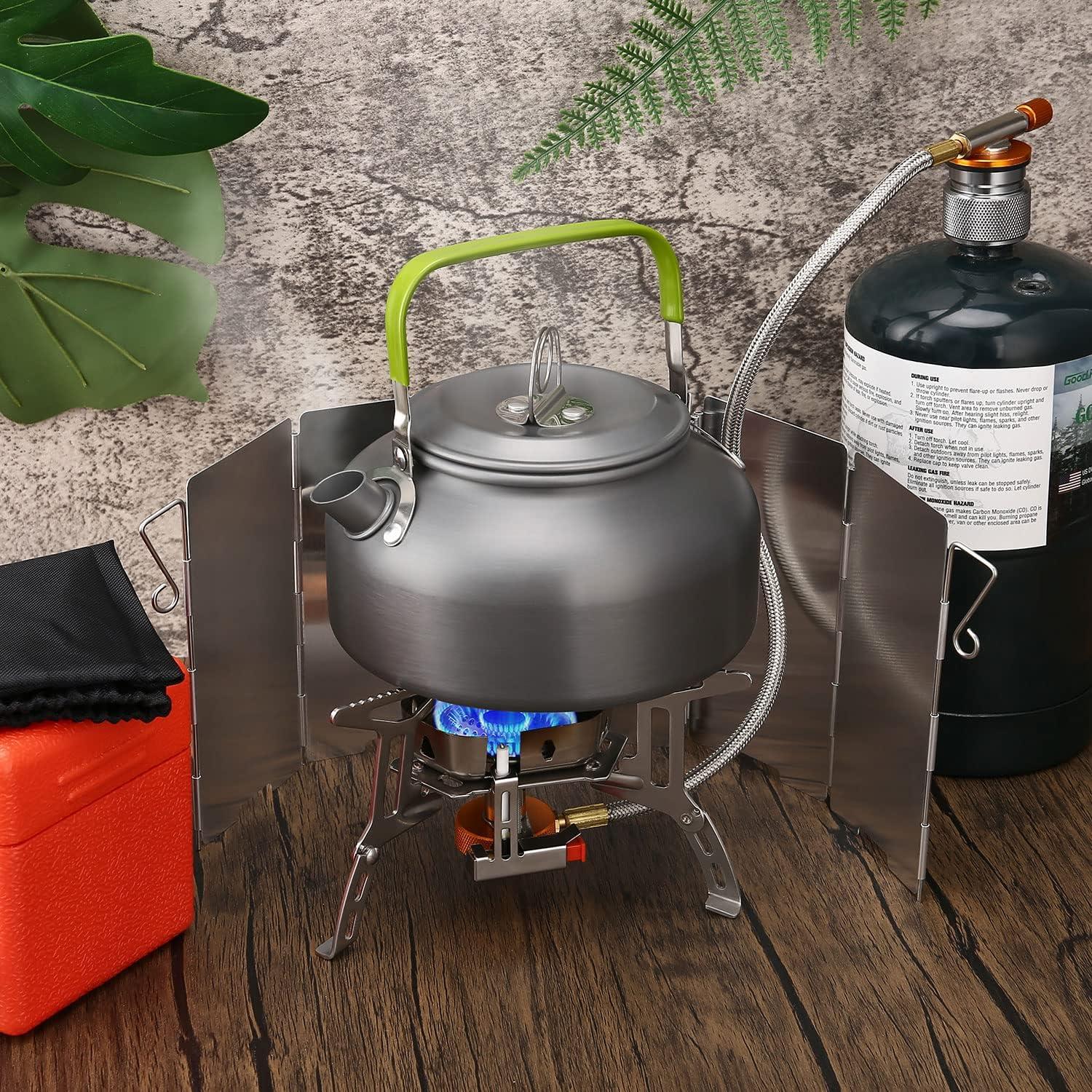 Estufa de Campamento Odoland 3500W a Prueba de Viento