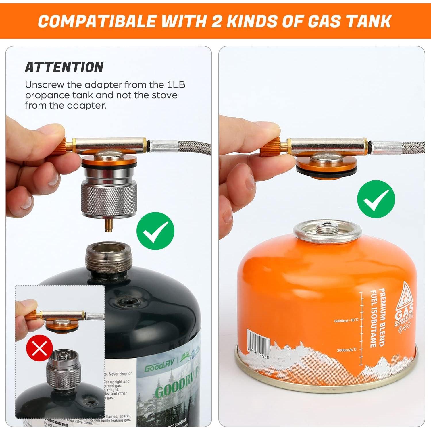 Estufa de Campamento Odoland 3500W a Prueba de Viento