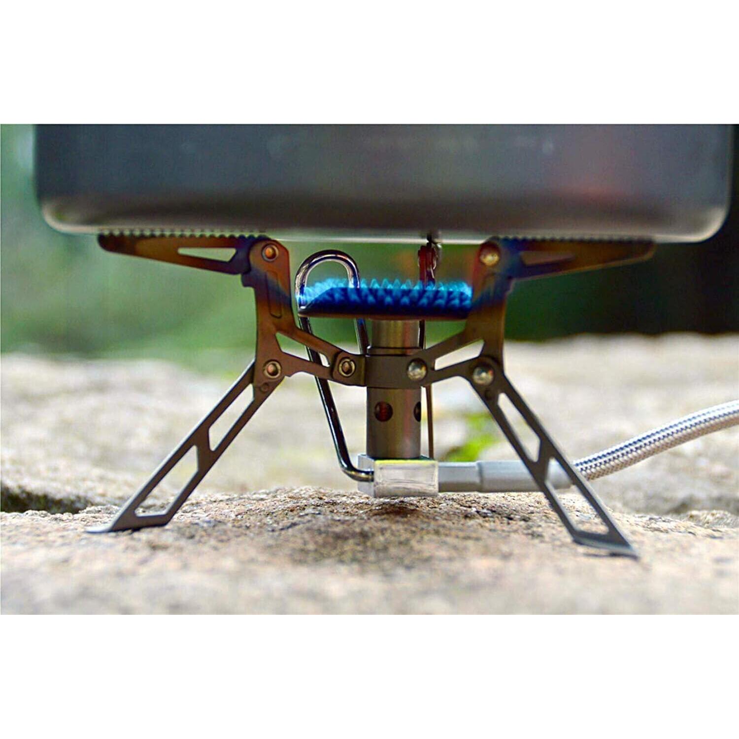 Estufa de Camping Portátil Fire-Maple Blade 2 Titanio 136g
