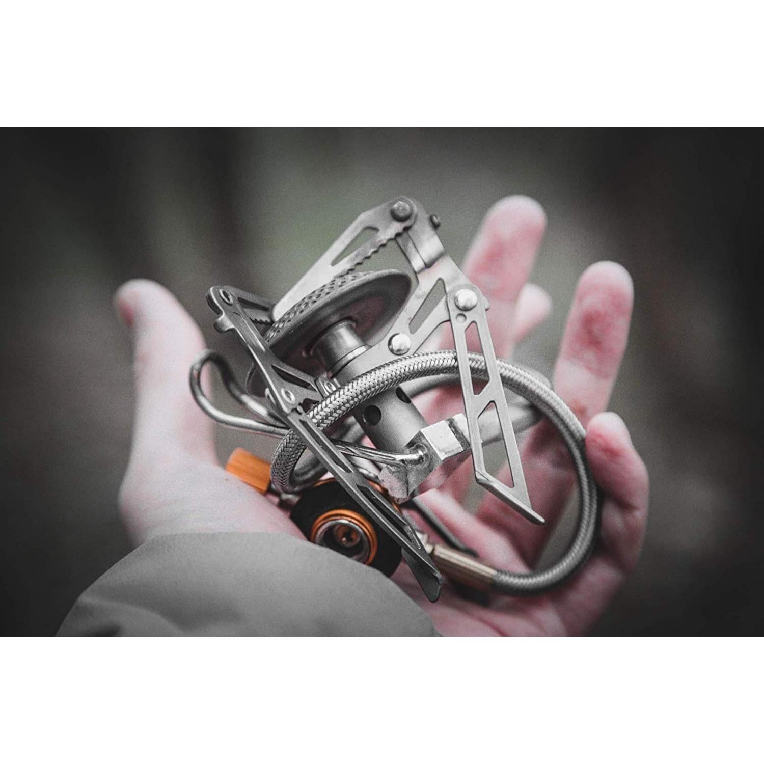 Estufa de Camping Portátil Fire-Maple Blade 2 Titanio 136g