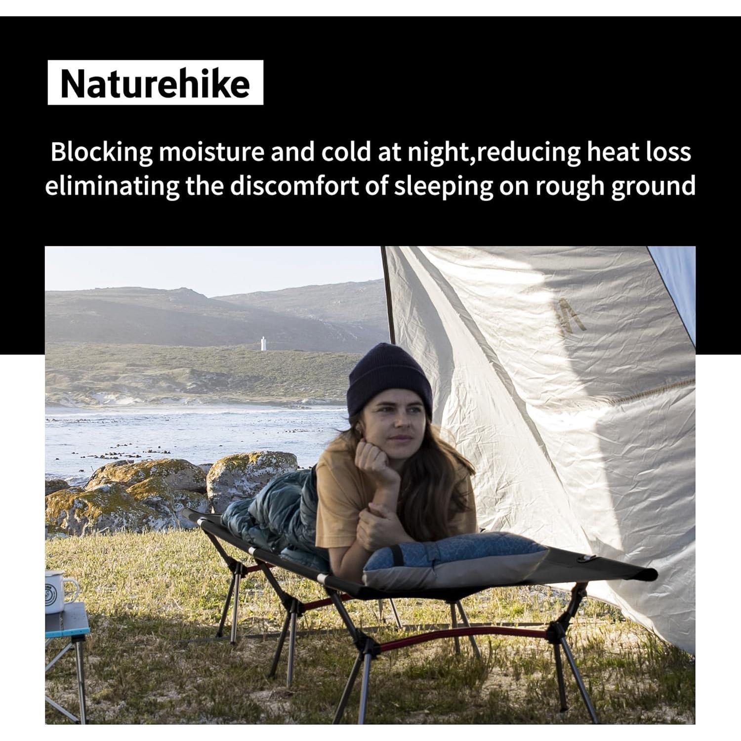 Cama de Camping Plegable Naturehike ArmyWild Ultraligera 150kg