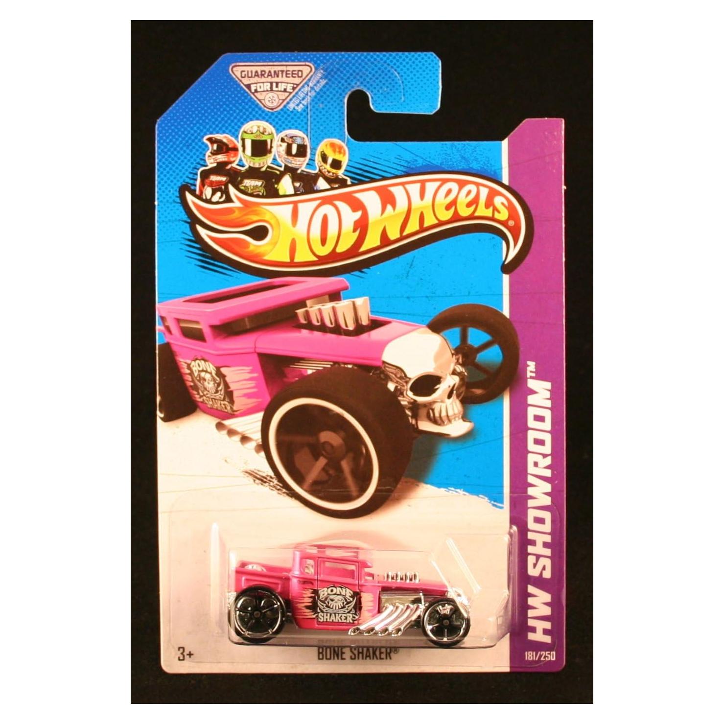 Auto Coleccionista BONE SHAKER Rosado 1:64 Hot Wheels