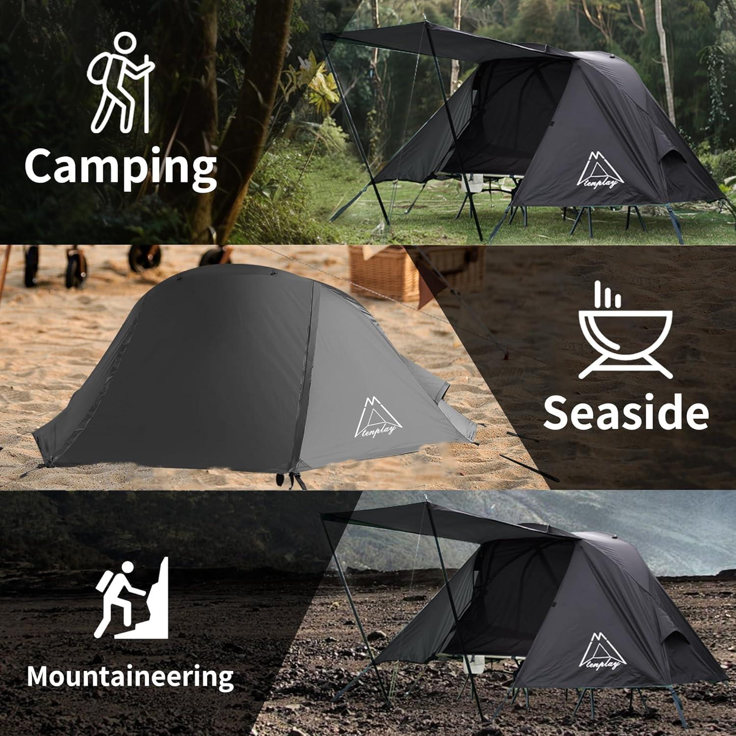 Tienda de Camping Ultraligera Mtenplay Ts-jcg 1 Persona Nylon 70D