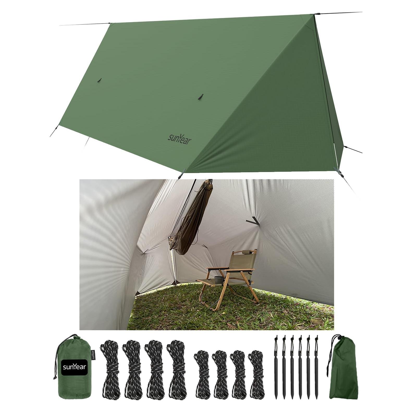 Lona Impermeable para Hamaca Sunyear 3.35x2.74m Verde A