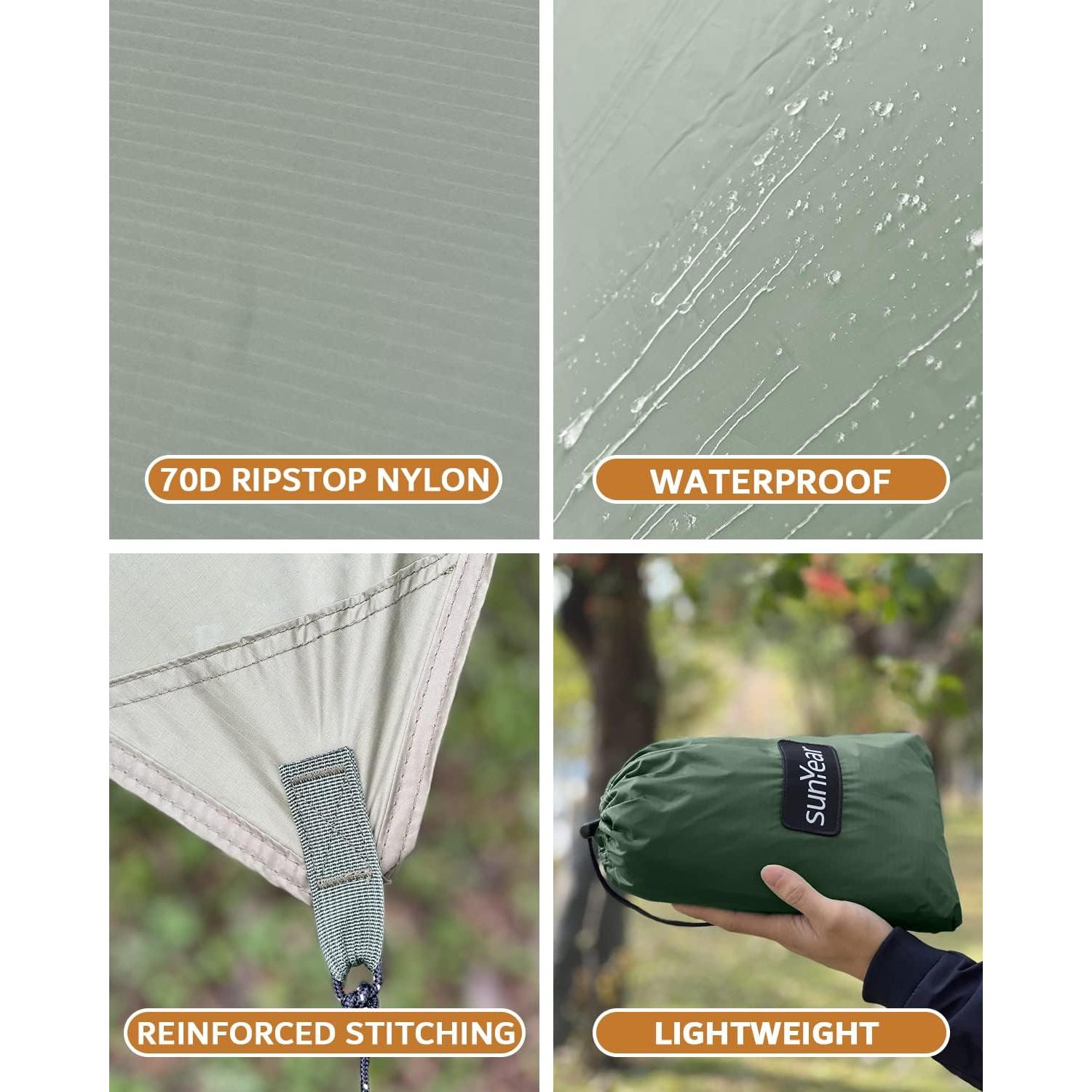 Lona Impermeable para Hamaca Sunyear 3.35x2.74m Verde A