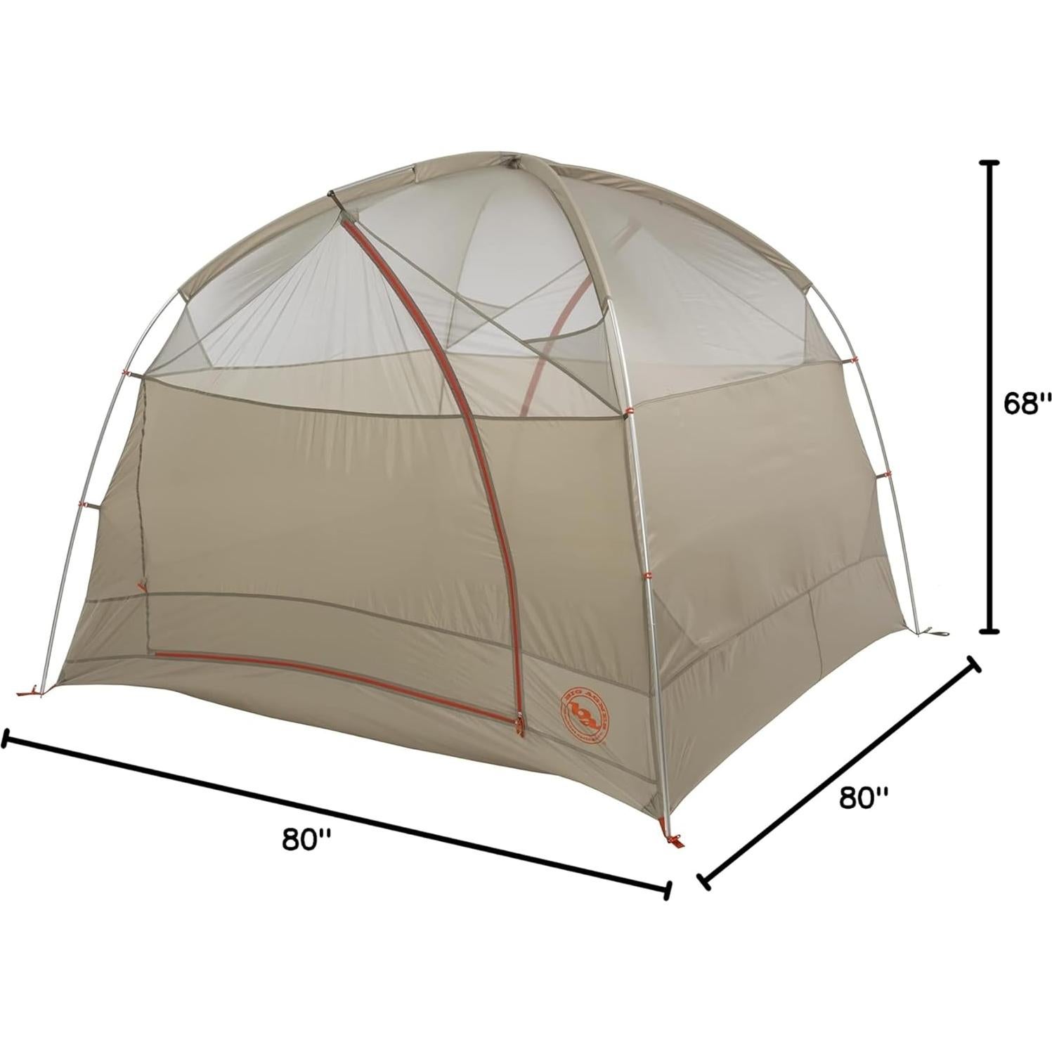 Tienda de Camping Big Agnes Spicer Peak 4 Personas Oliva