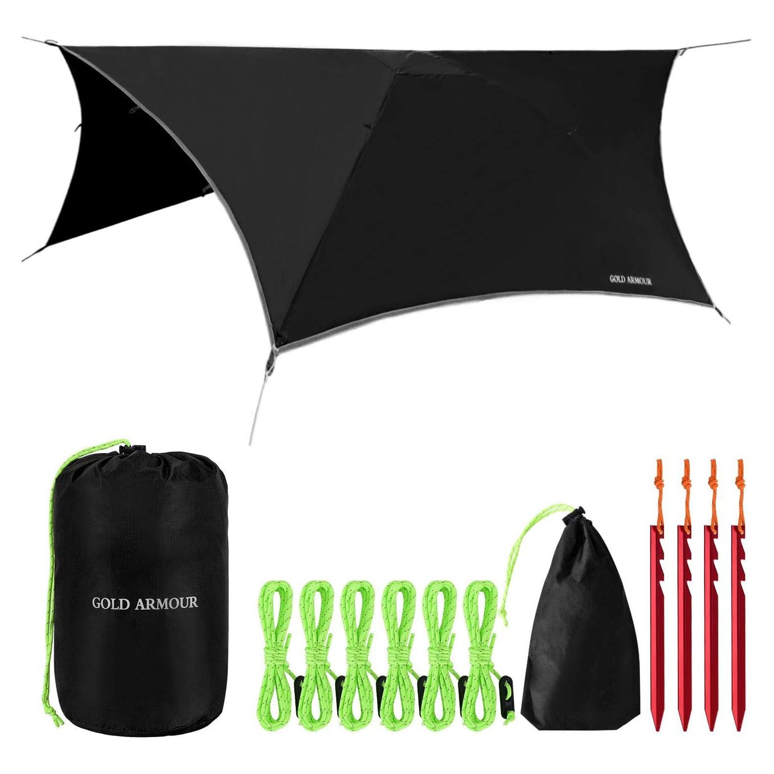 Toldo Impermeable Gold Armour 5,000mm para Camping y Hamaca