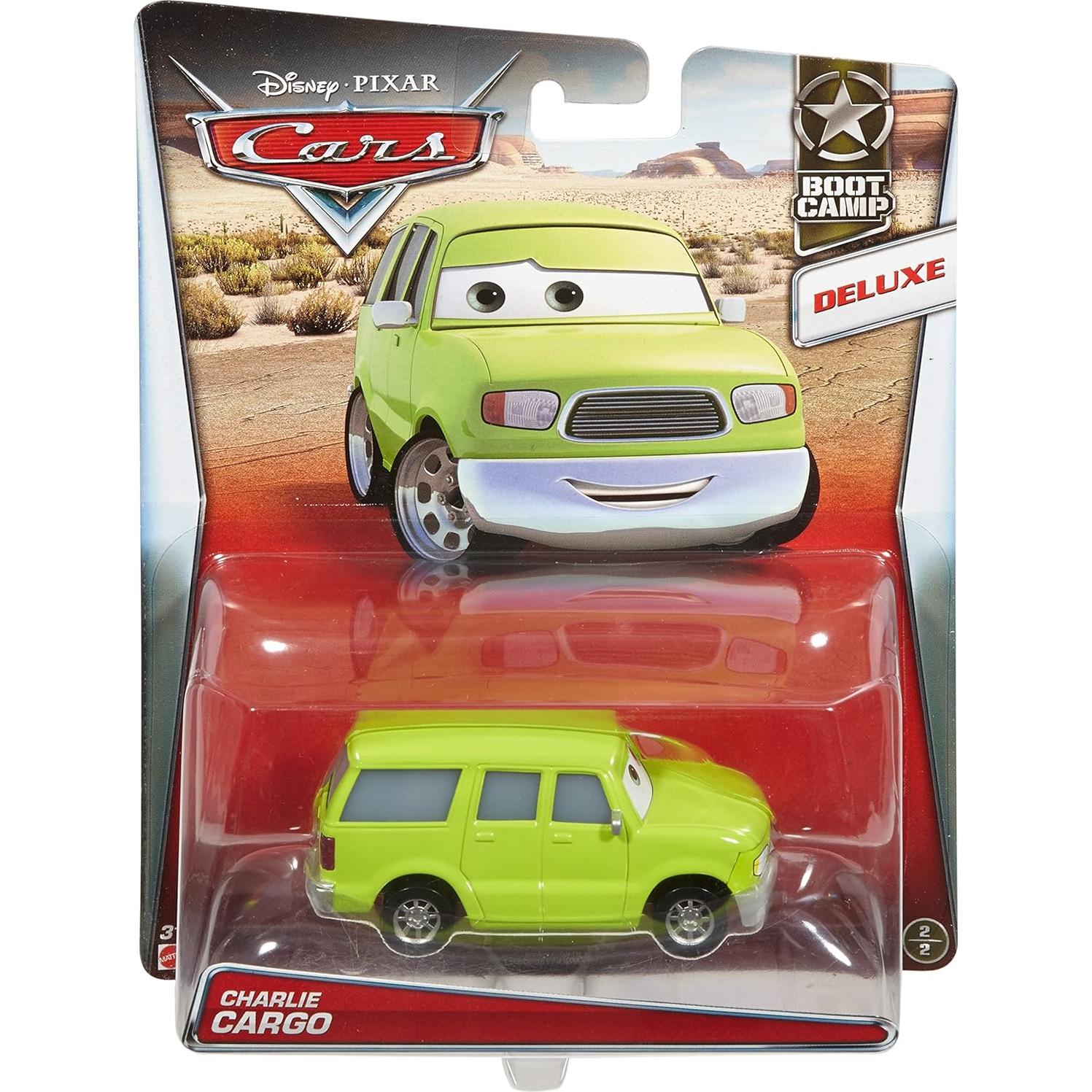 Vehículo de Juguete Charlie Cargo Deluxe Mattel Disney Cars 1:55