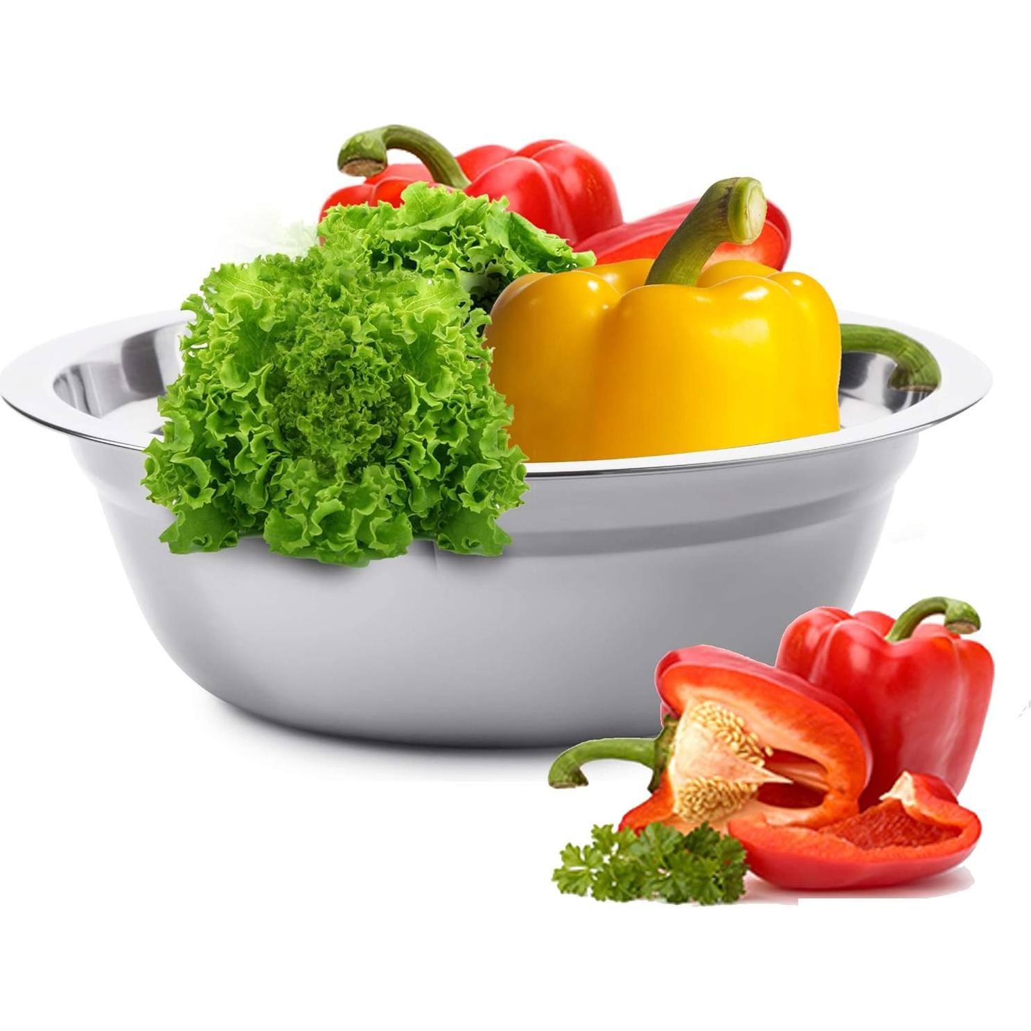 Juego de Platos de Acero Inoxidable Wealers para 4 Personas