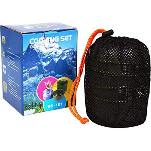 Juego de ollas y sartenes para camping JIAOLUOLI 1-2 personas