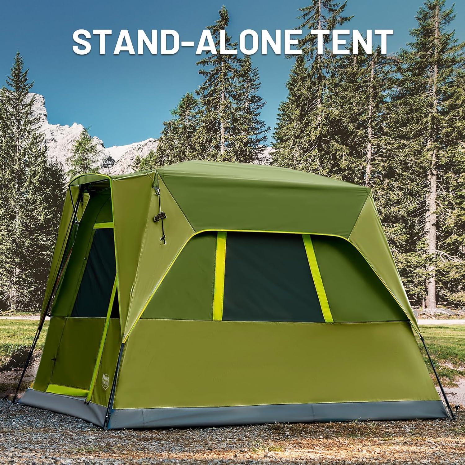 Tienda de Camping TIMBER RIDGE para 5 Personas Verde