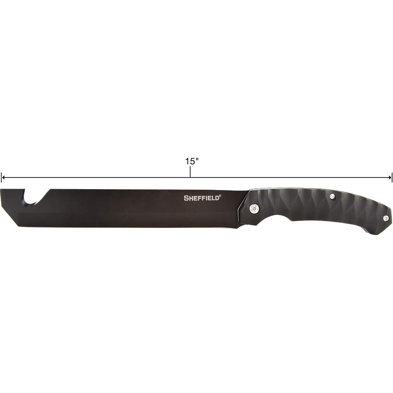Machete Sheffield 12141 Fletcher 23 cm Supervivencia Táctico