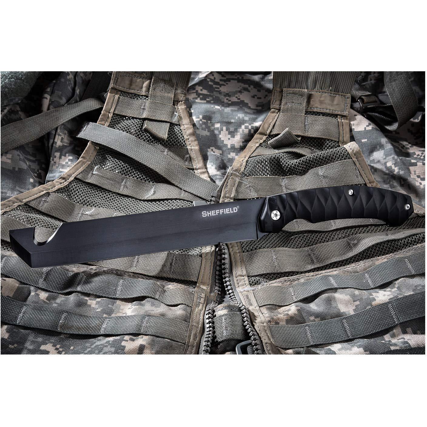 Machete Sheffield 12141 Fletcher 23 cm Supervivencia Táctico