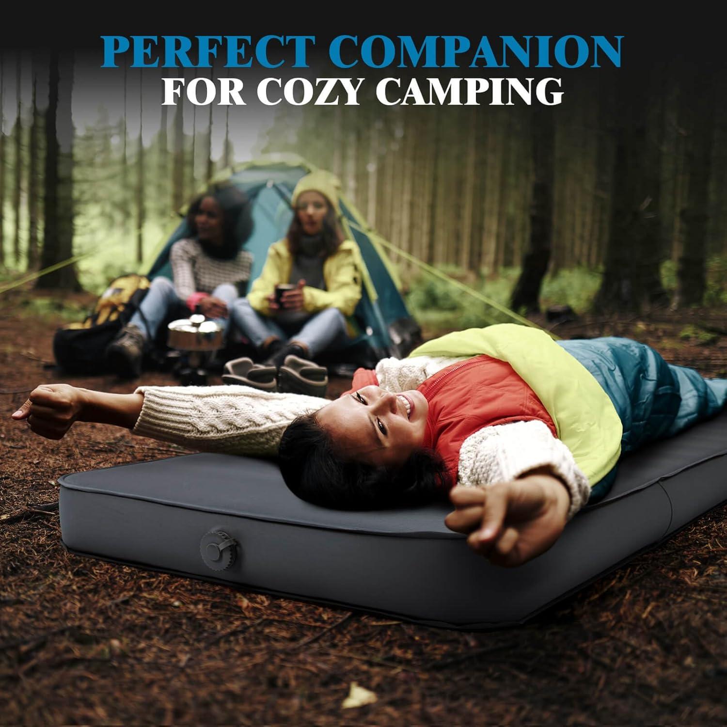 Colchón Autoinflable Hikenture 10 cm Grosor Camping Individual