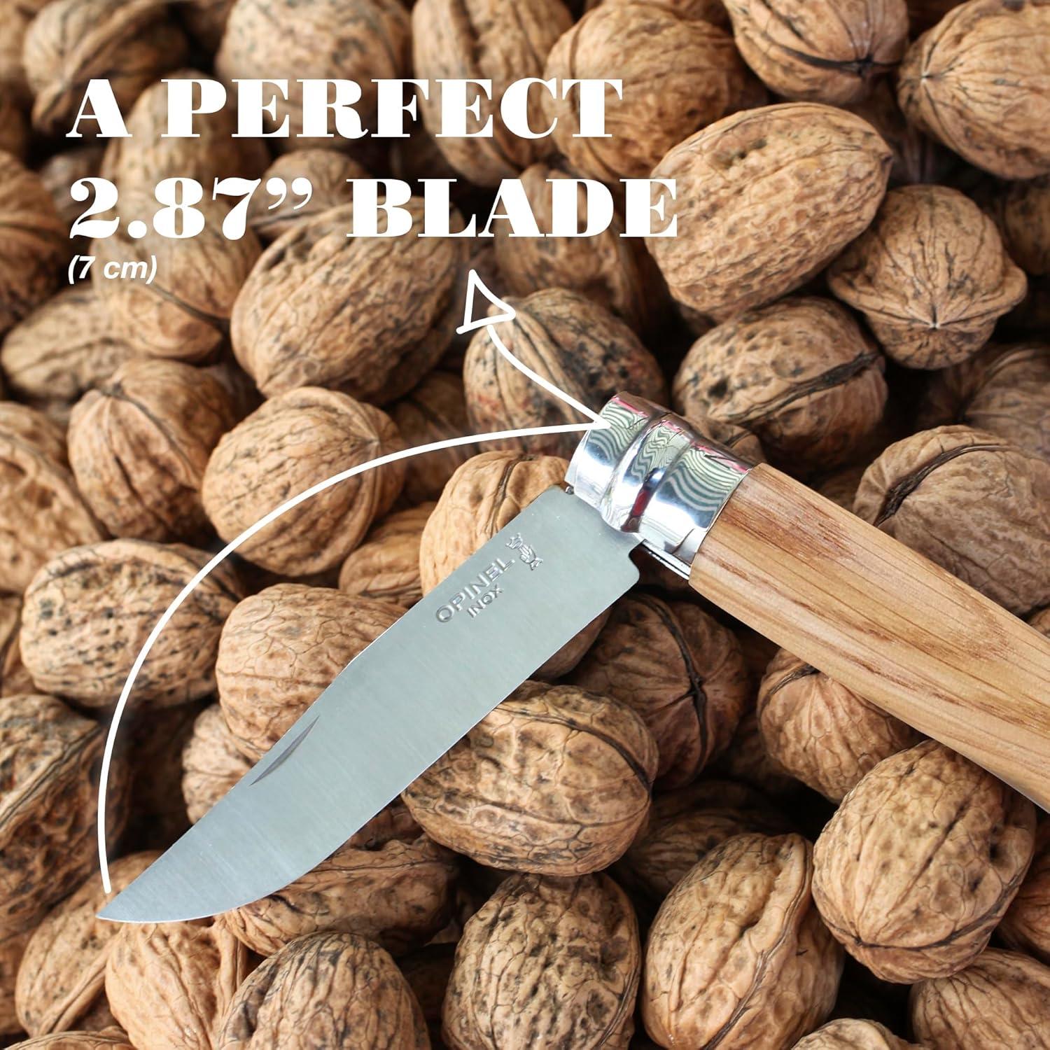 Cuchillo Plegable Opinel No.06 Acero Inoxidable Roble