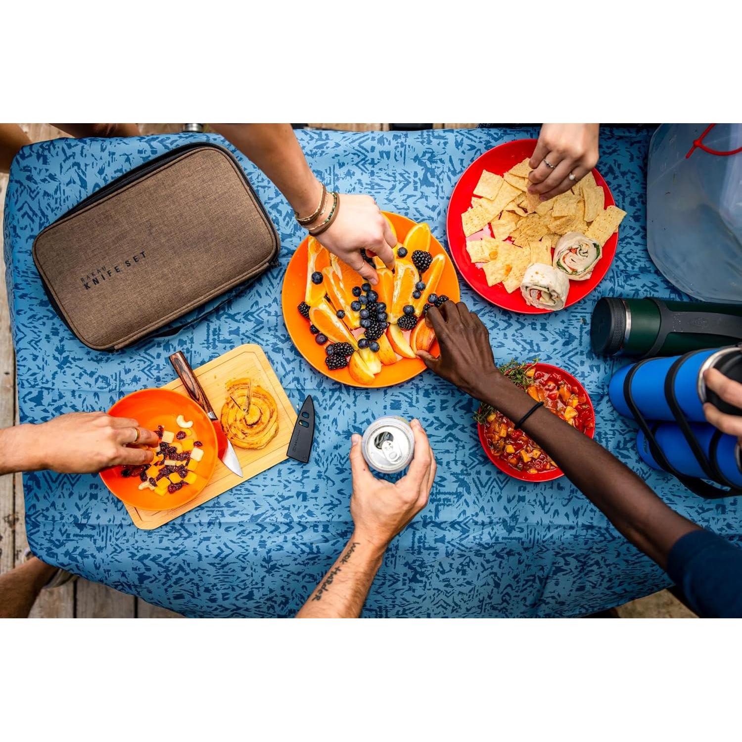 Cuchillo de Chef GSI Outdoors Rakau 15.2 cm con Mango de Madera