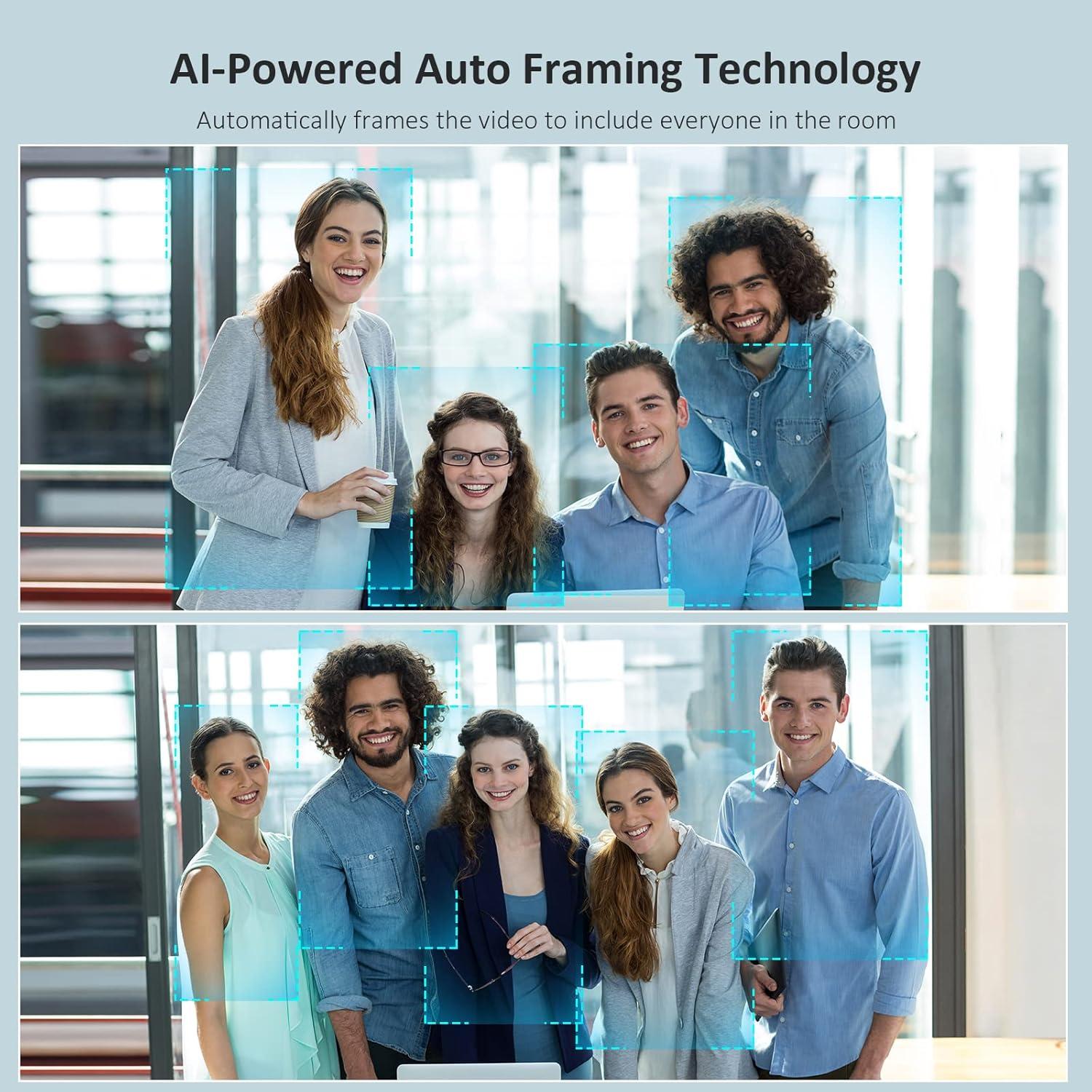 Webcam 4K NexiGo N970P con Control Remoto y IA