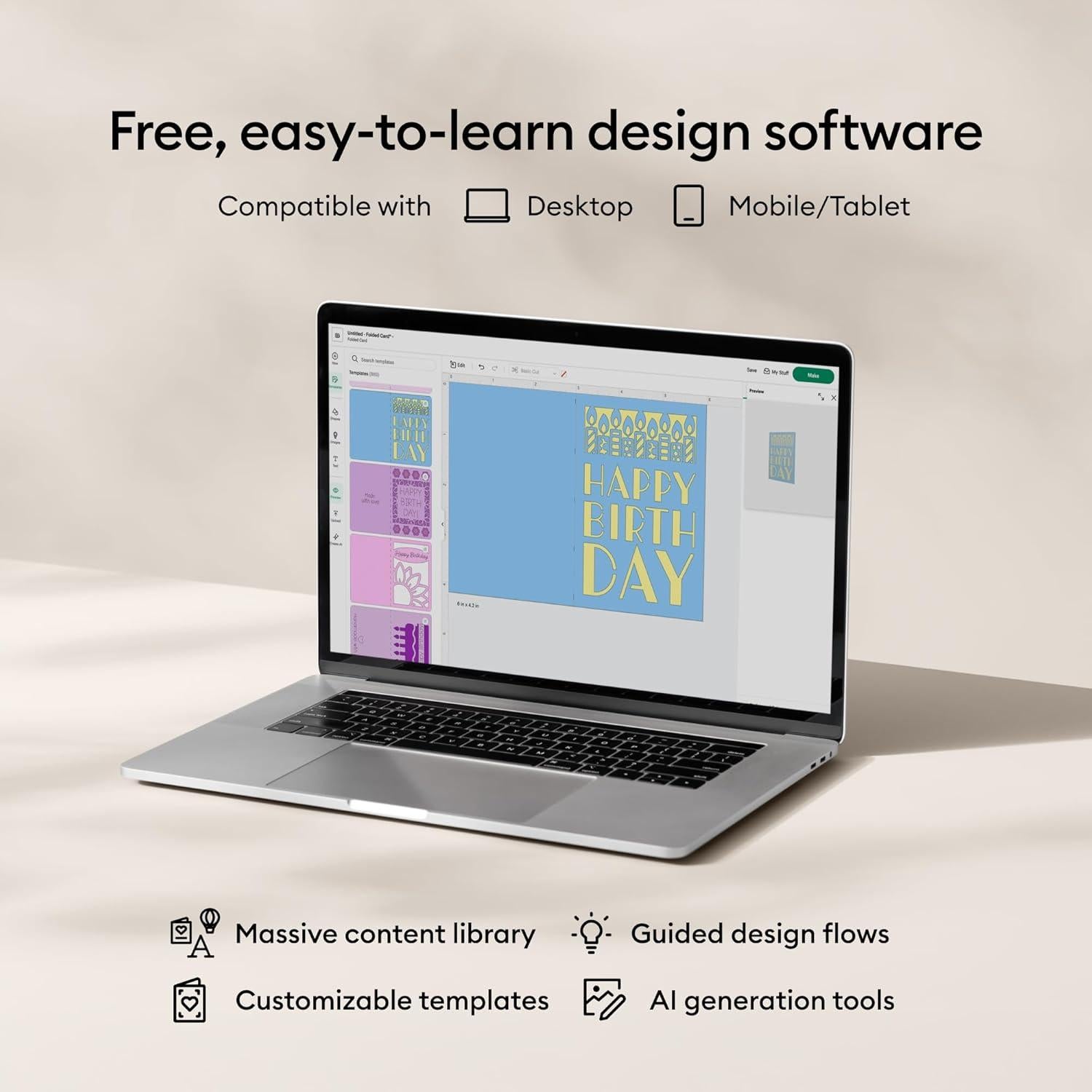 Cricut Explore 4 Máquina de Corte Inteligente + EasyPress 3