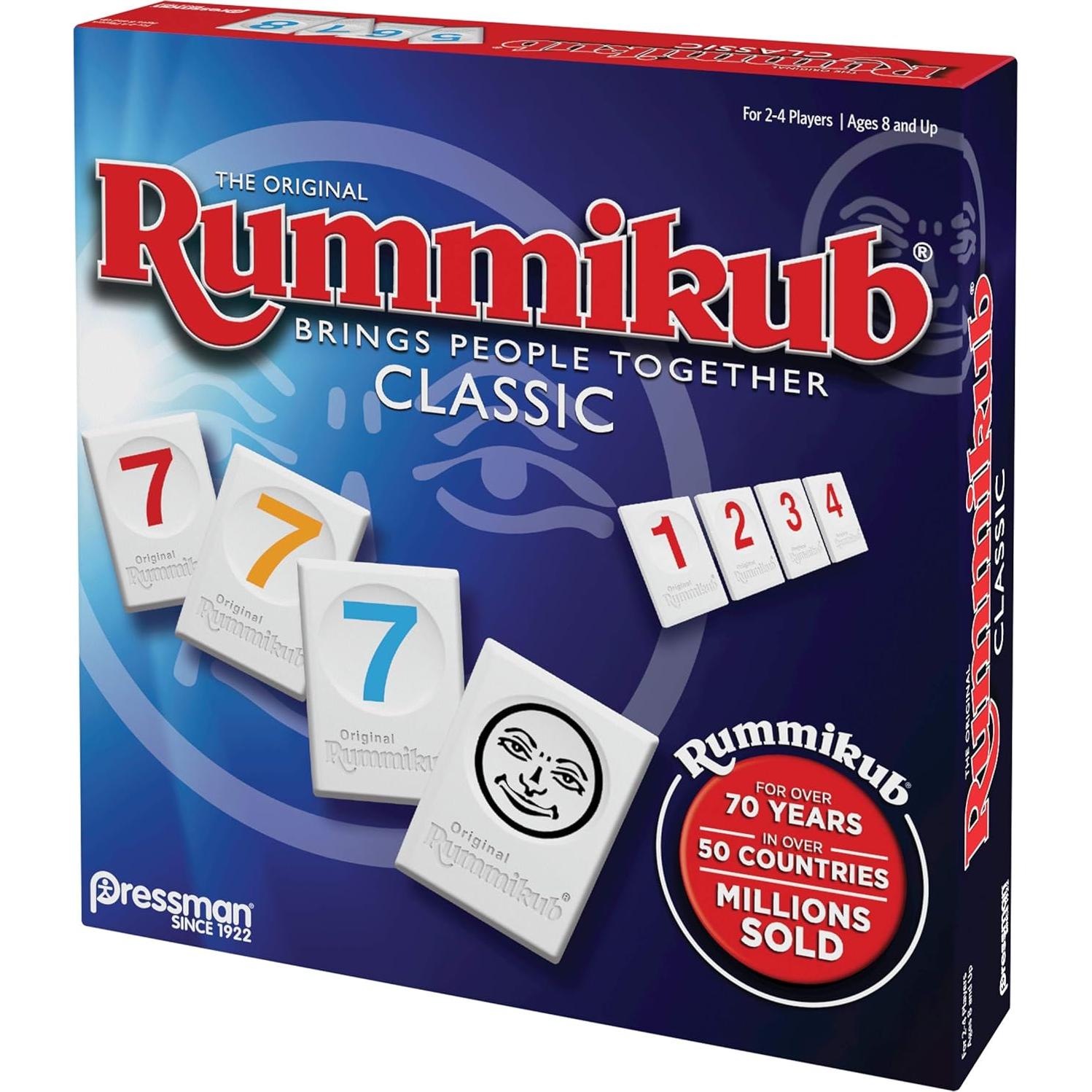 Rummikub Pressman - Juego de Fichas de Estrategia 2-4 Jugadores