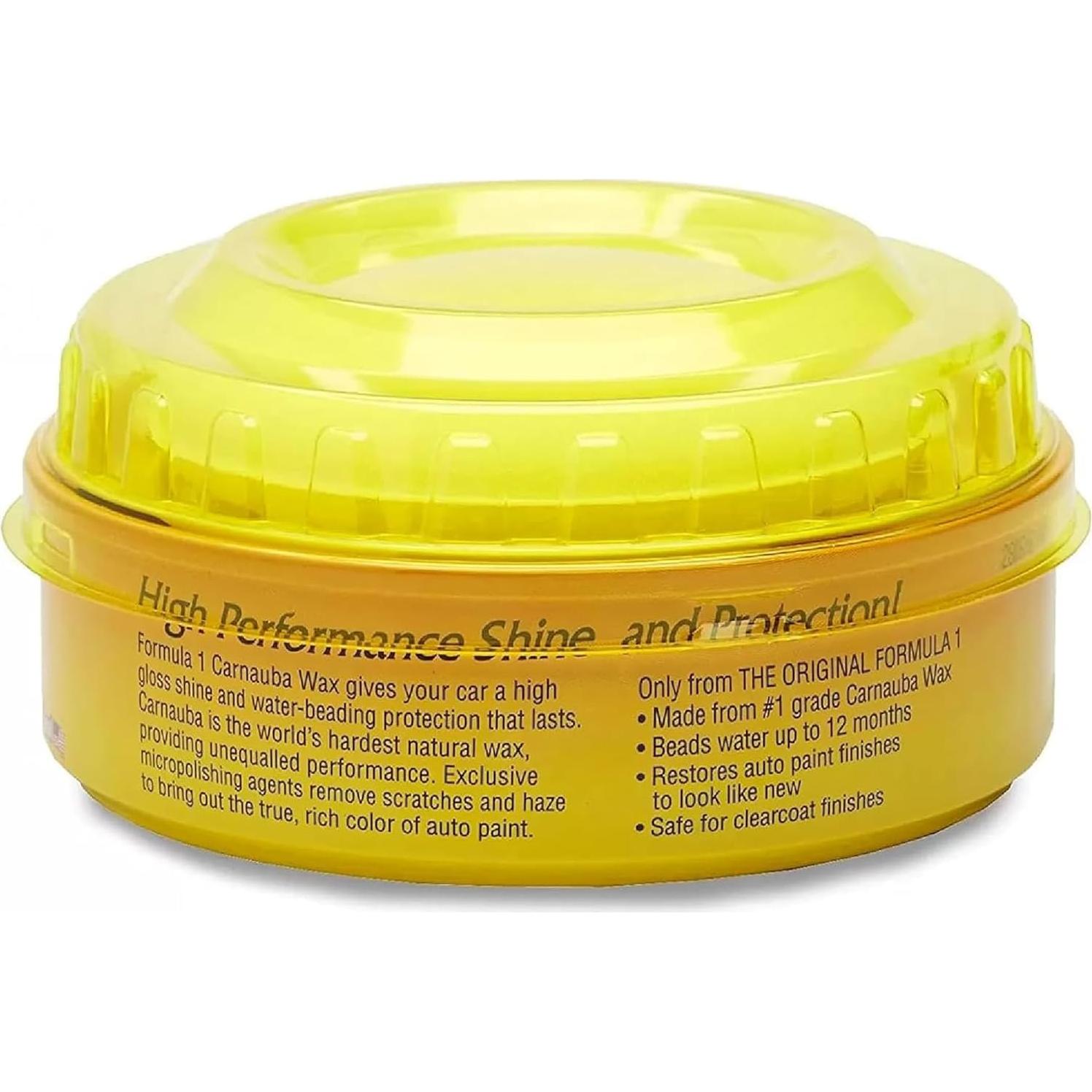 Cera de Carnauba Formula 1 236.6 ml - Pulidor Brillo Alto