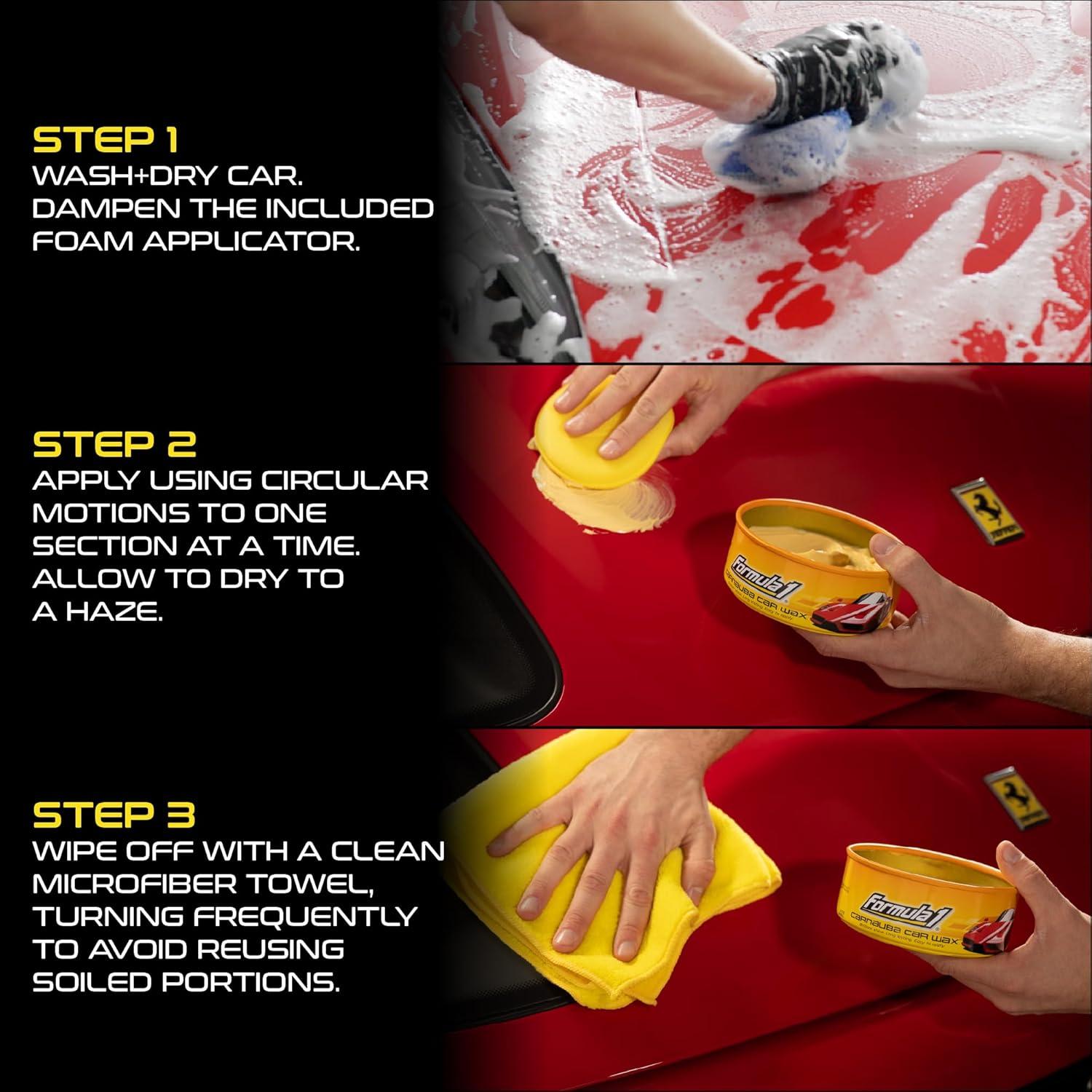 Cera de Carnauba Formula 1 236.6 ml - Pulidor Brillo Alto