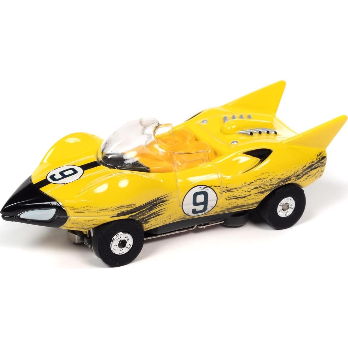 Auto World Thunderjet Racer X - Slot Car 1:64 con Imán