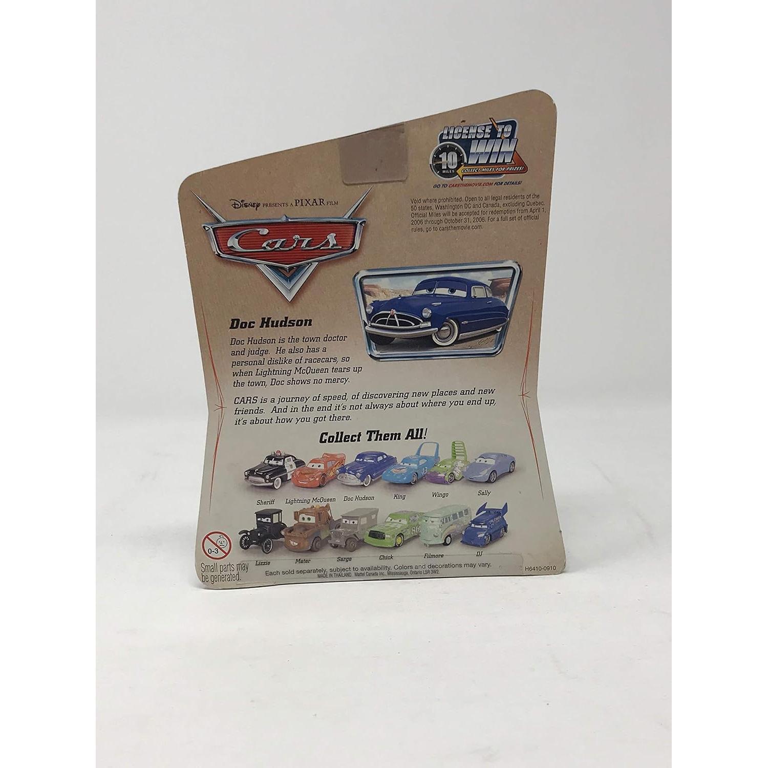 Coche de Fundición Disney Pixar Cars Doc Hudson 1:55