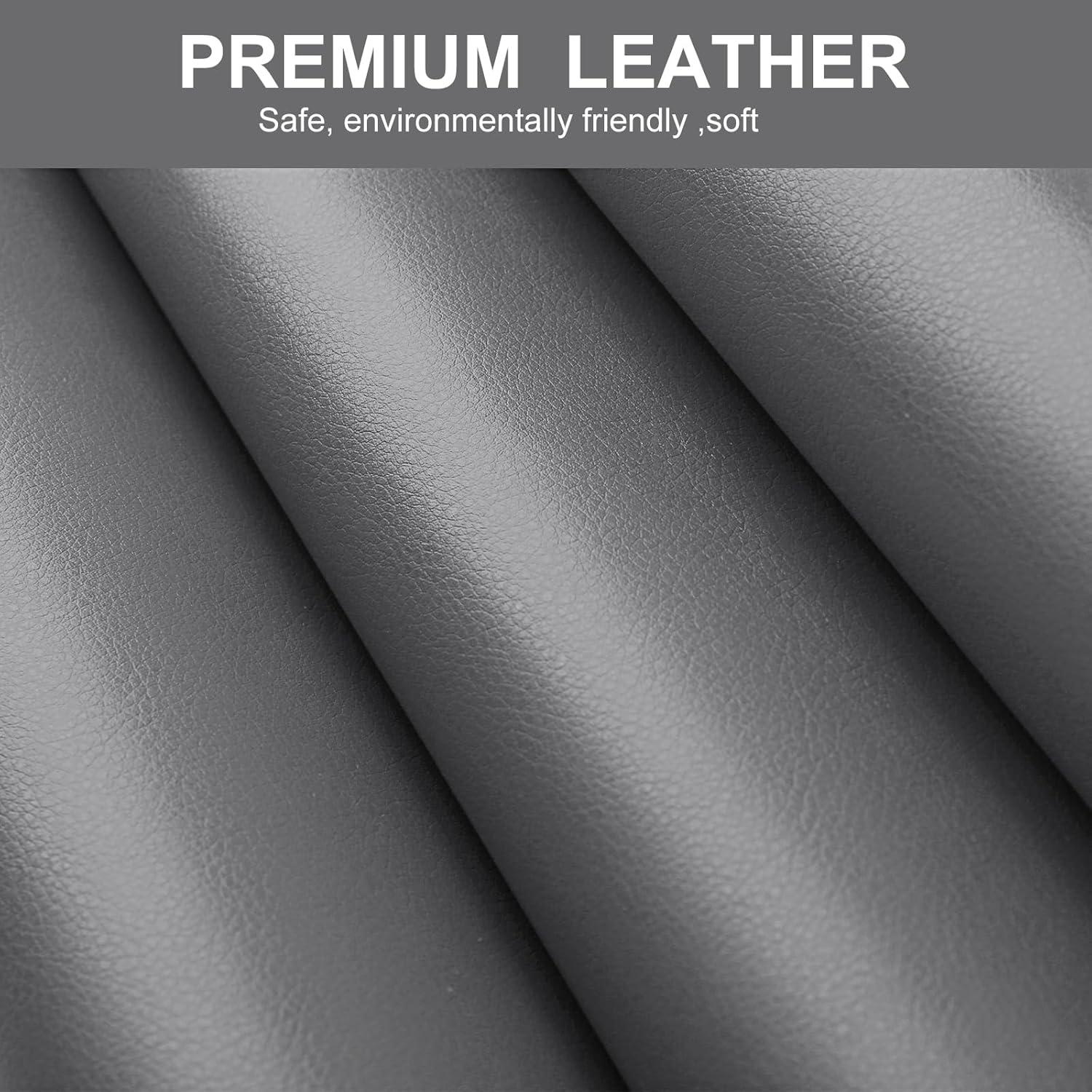 Parche de Reparación de Cuero Luevita 43x305 cm Autoadhesivo Gris