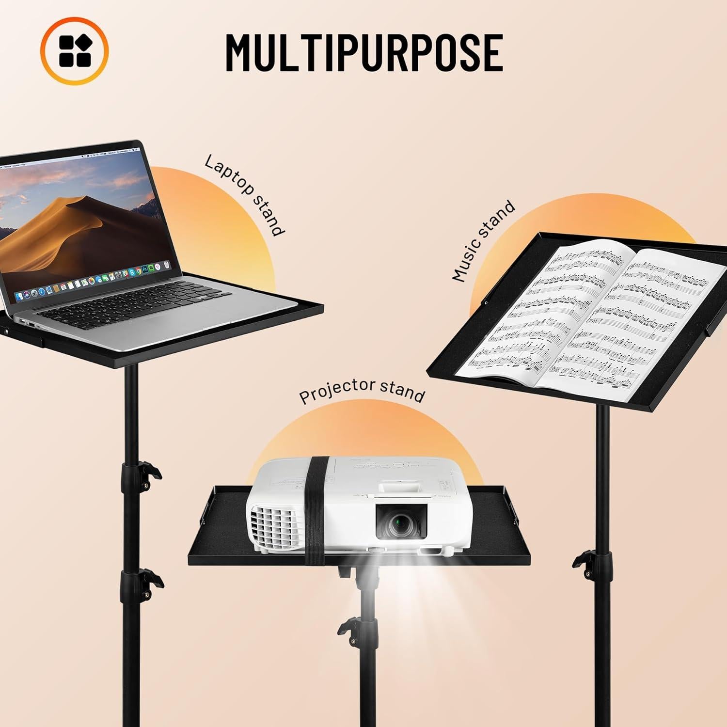 Soporte de Proyector Tripode CAHAYA Ajustable 48 a 104 cm