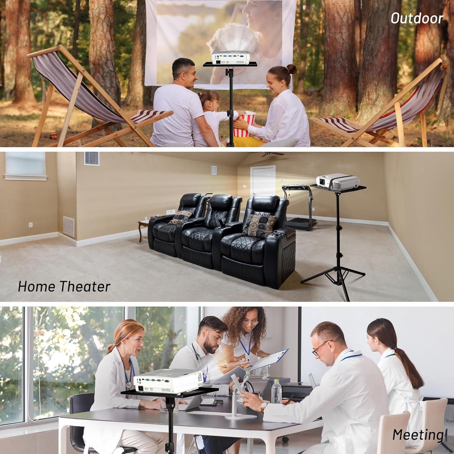 Soporte de Proyector Tripode CAHAYA Ajustable 48 a 104 cm