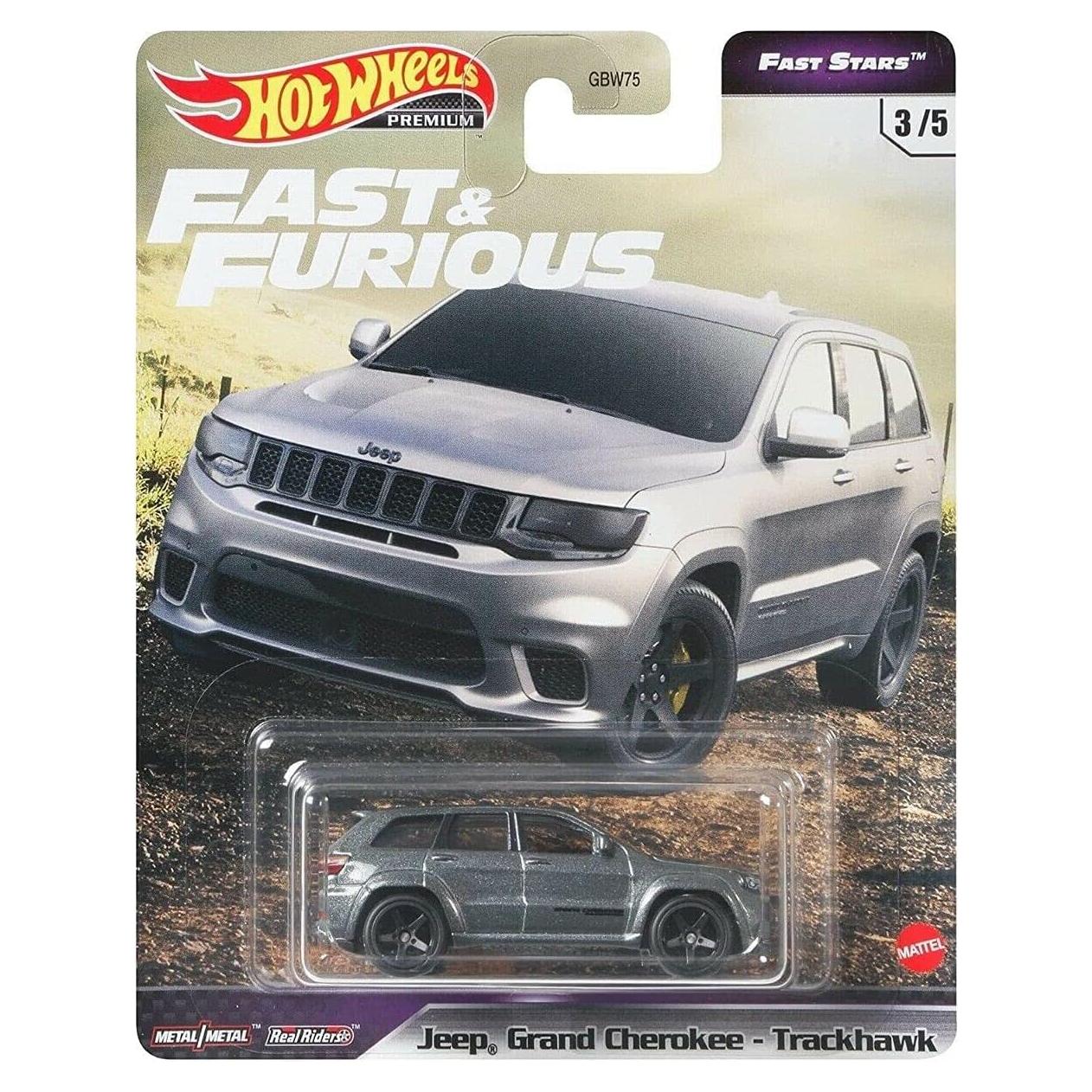 DieCast Hot Wheels Grand Cherokee Trackhawk 2021 Escala 1:64