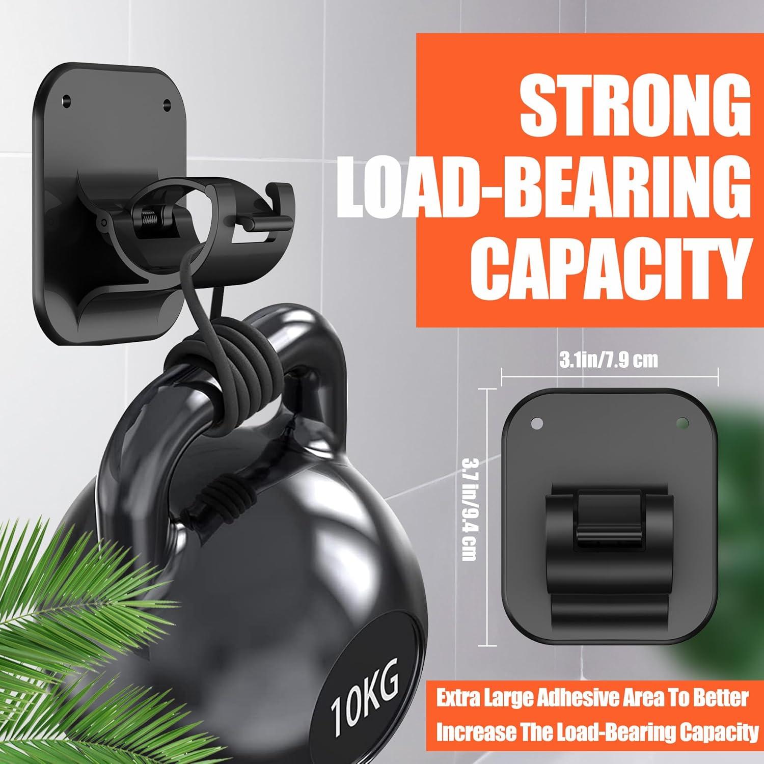 Soportes para Varillas de Cortina Autoadhesivos JHCJHC - 4 Piezas