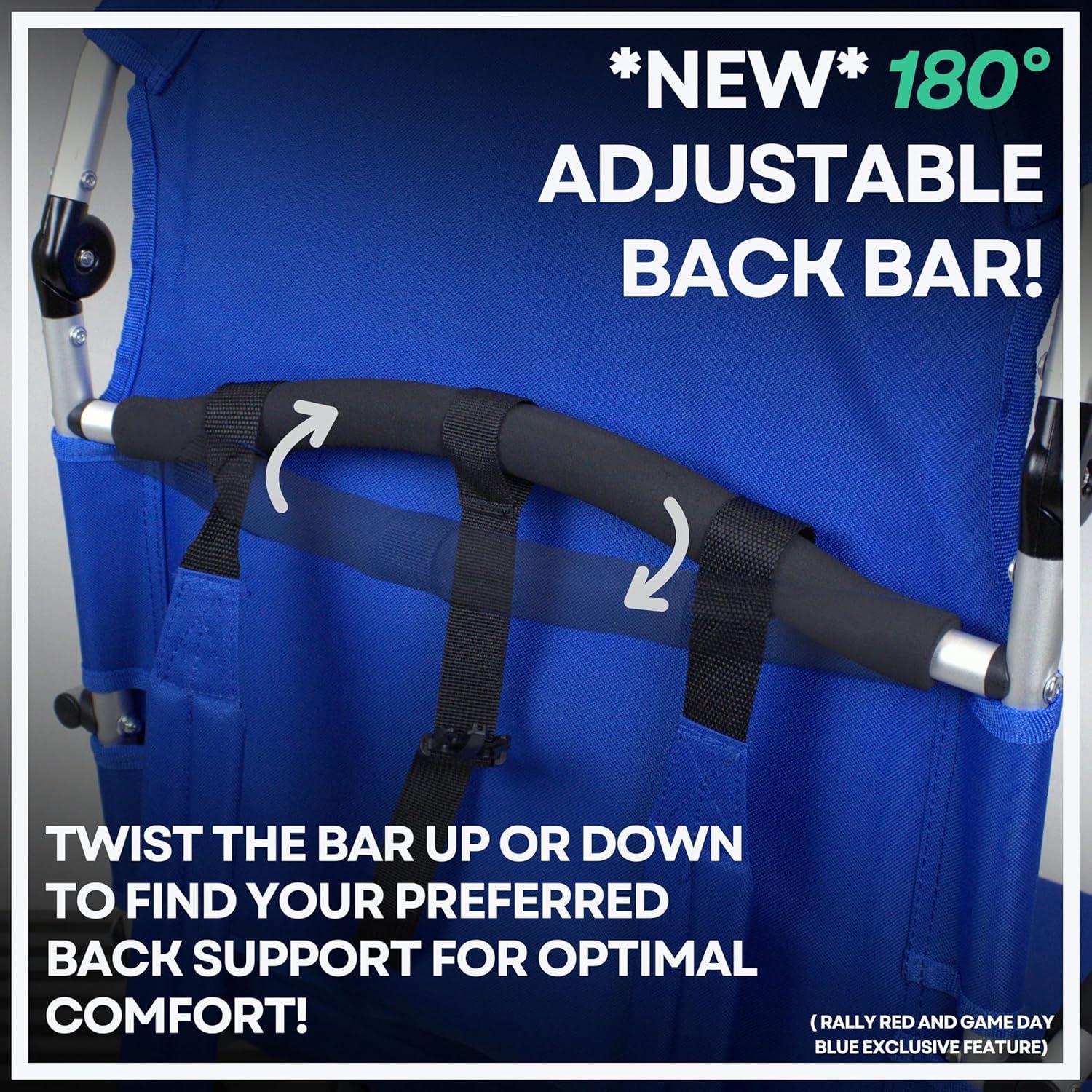 Asiento Acolchado para Gradas SitBax - Reclinable y Ligero