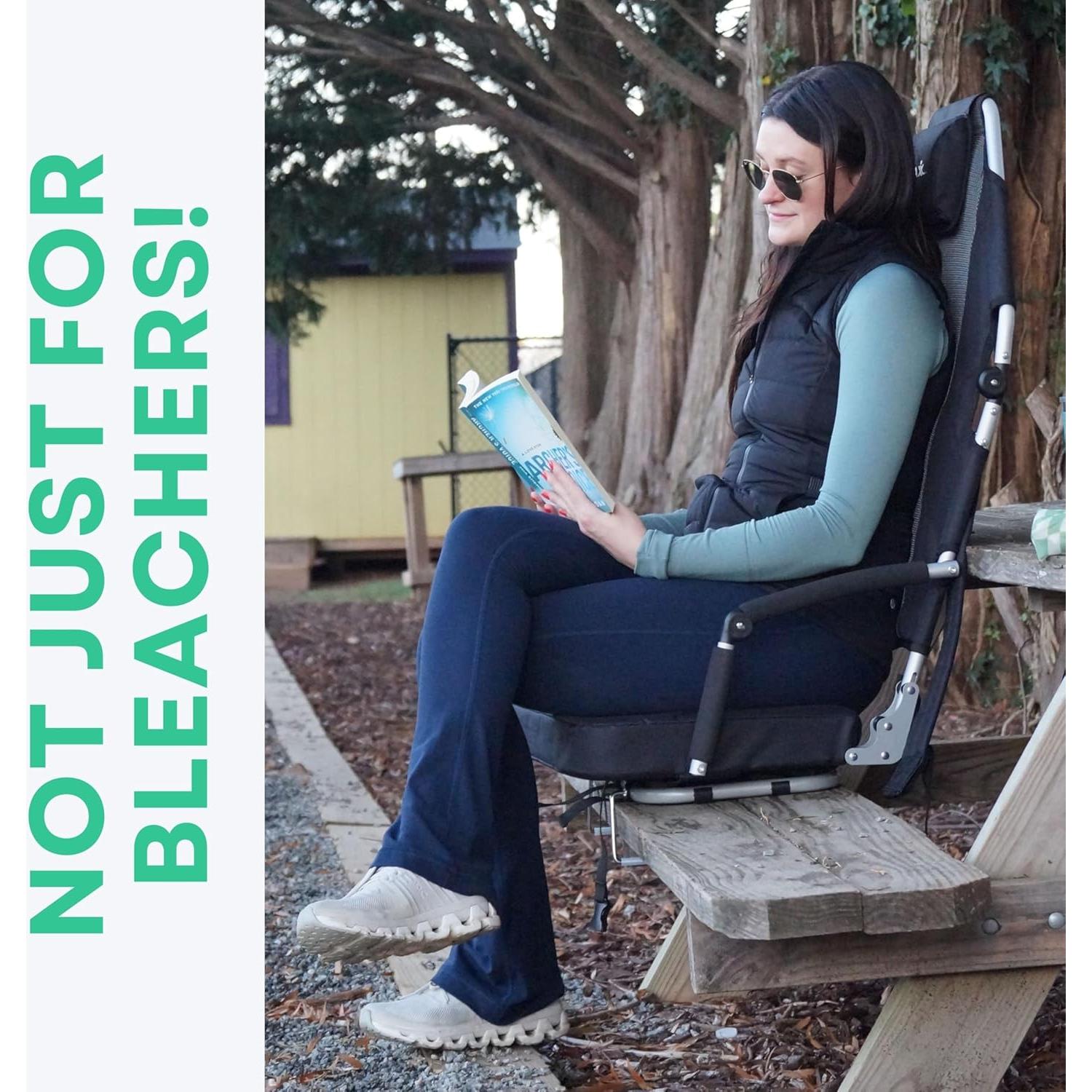 Asiento Acolchado para Gradas SitBax - Reclinable y Ligero