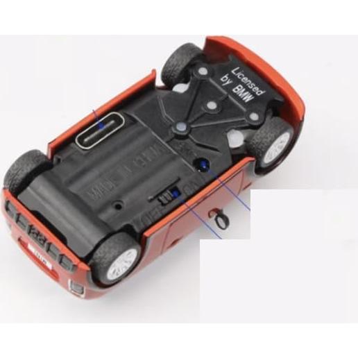 Turbo Racing Mini Cooper 1/76 2WD Proportional Steering RTR (RED) - Remote Control Car, Mini RC Racing Car 1/76 Scale Toys Vehicles for Adults