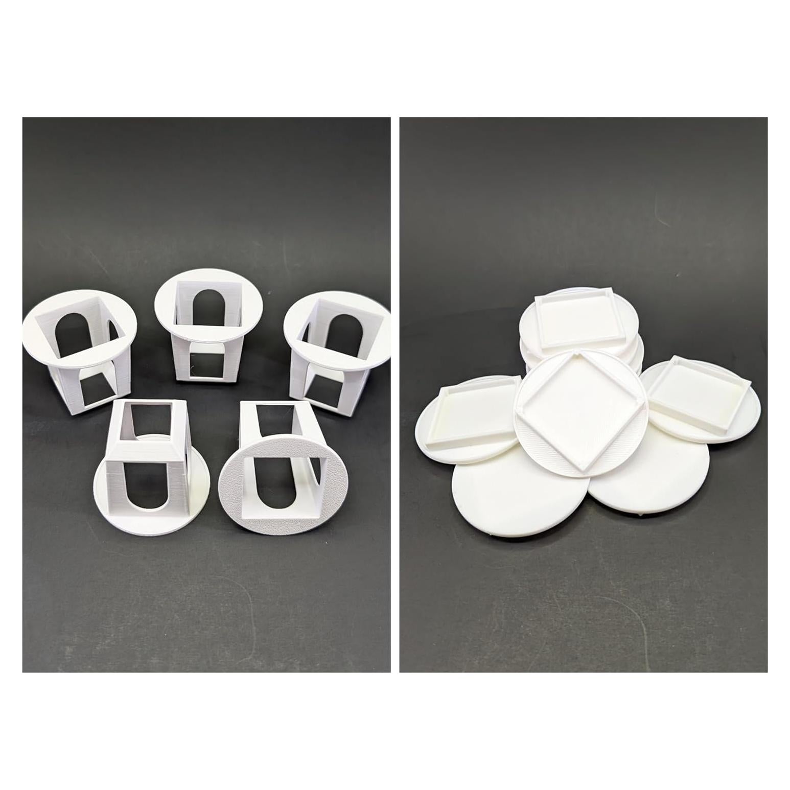 Juego de 10 Tapas de Pod Compatibles con Gardyn - Blancas