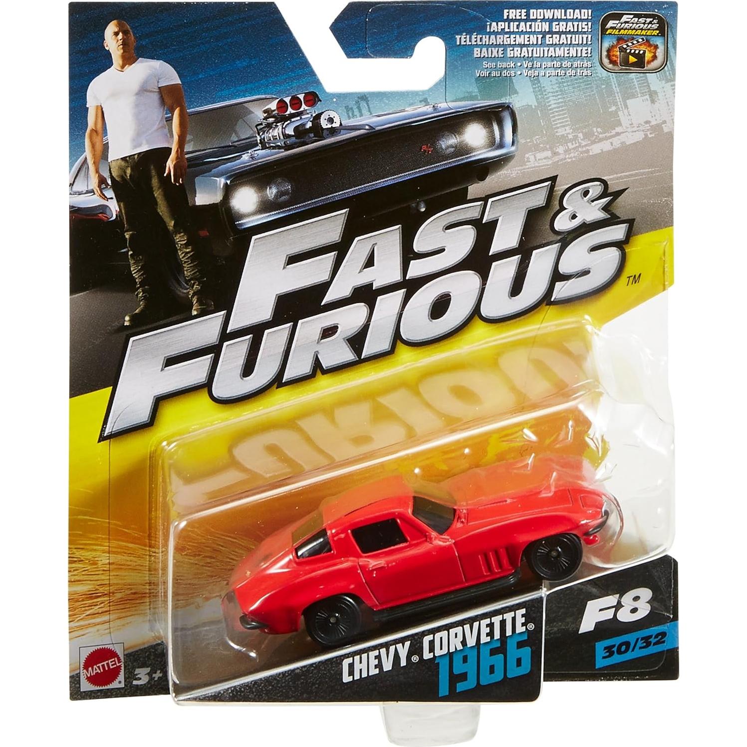 Auto de Colección Rápido y Furioso Chevy Corvette 1966