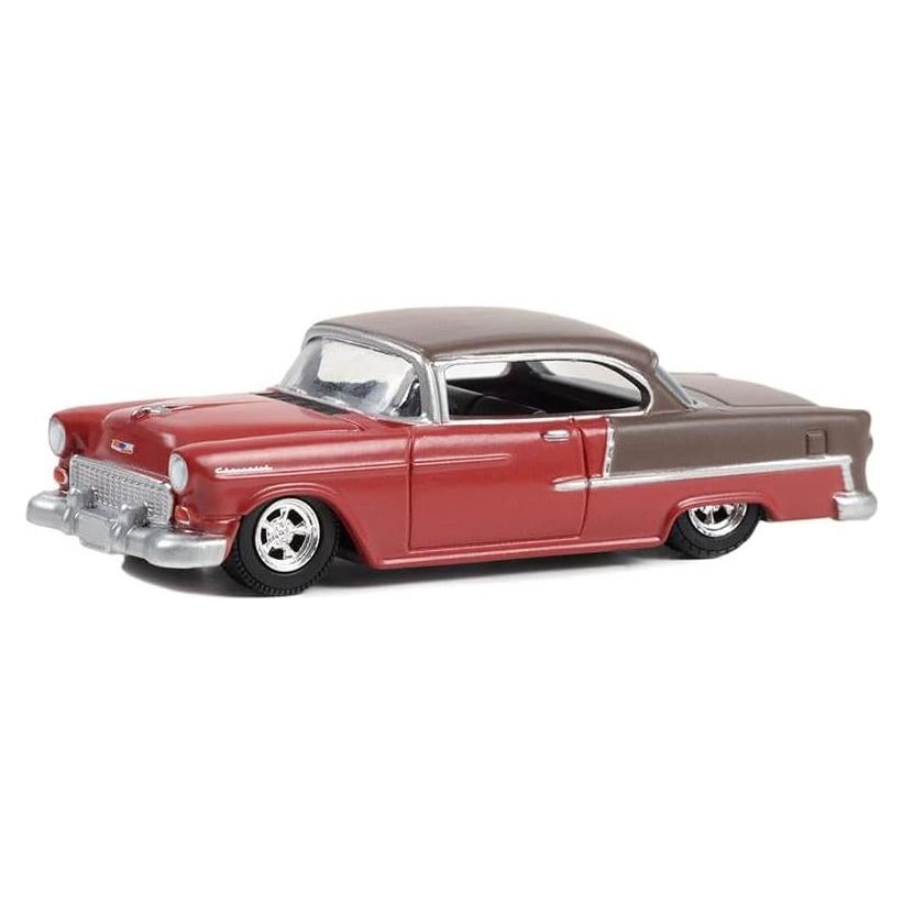 Auto Diecast 1:64 Greenlight 63040-A 1955 Chevy Bel Air Rojo