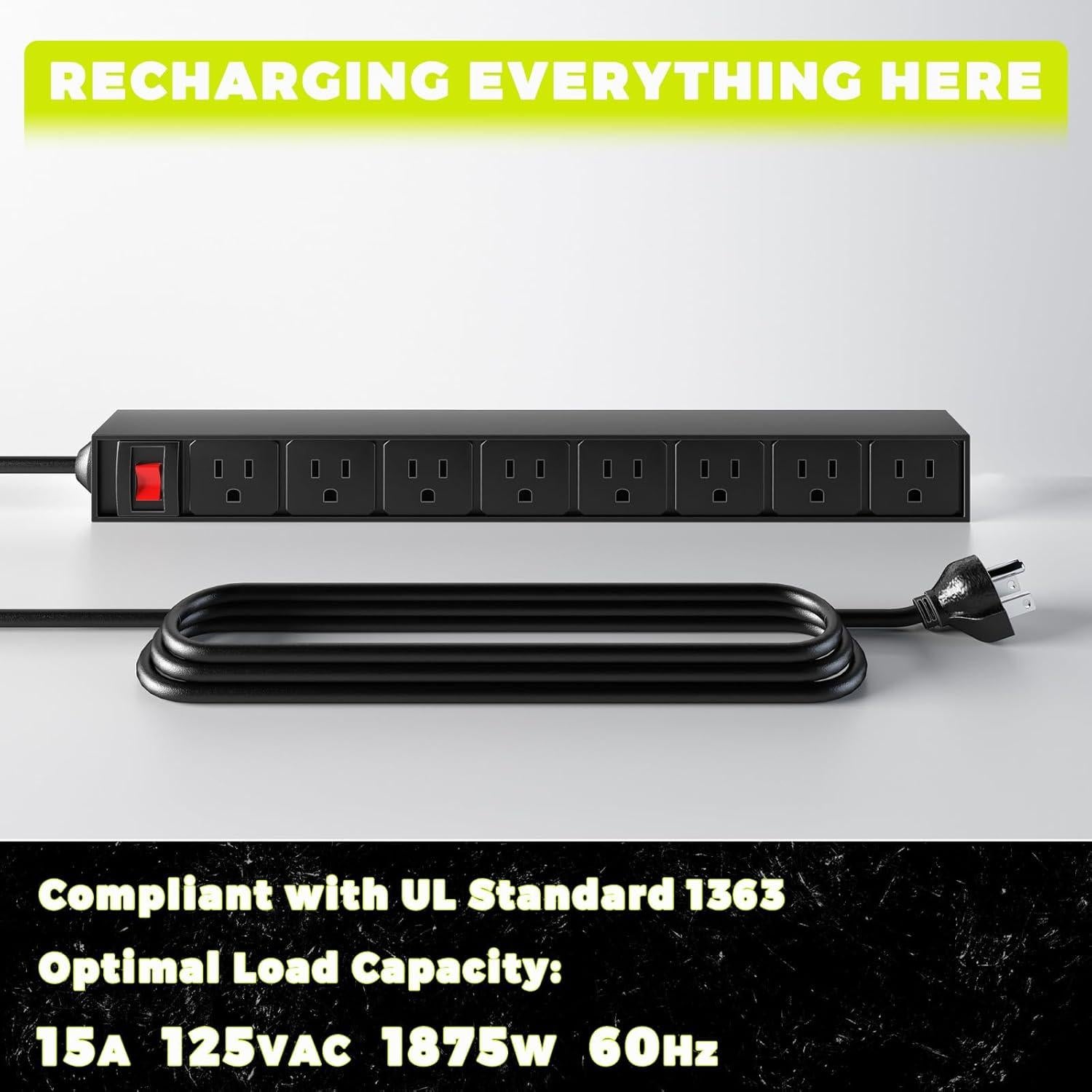 Organizador de Herramientas Eléctricas KAFAHOM con Carga 8 Piezas