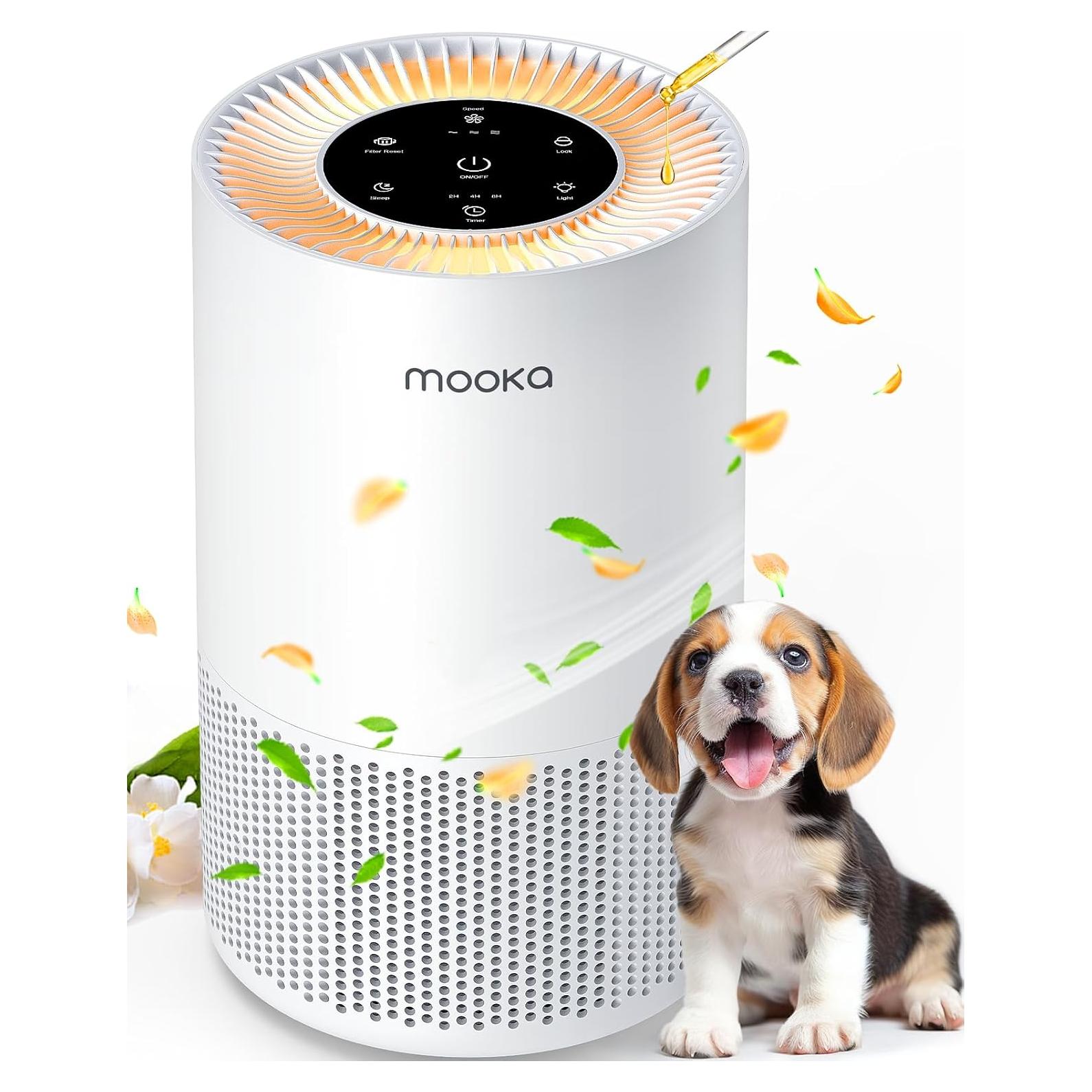 Purificador de Aire HEPA MOOKA AP-S0610L para Hogar 111.5m²