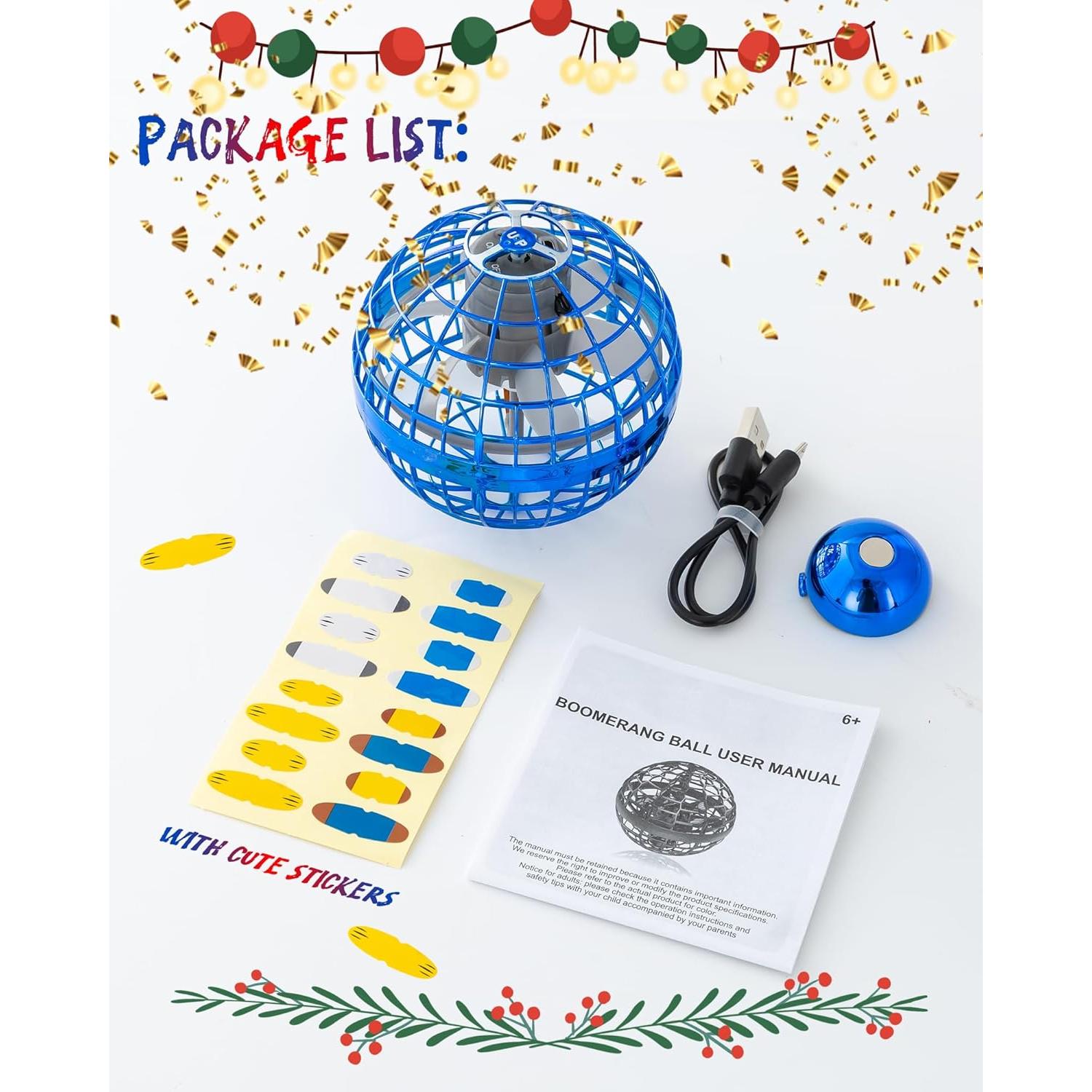 Bola Voladora Controlada a Mano Owlrun TSM006-B Azul