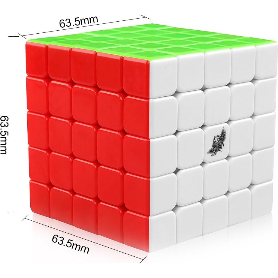 Cubo Mágico D-FantiX Cyclone Boys 5x5 Sin Etiquetas 6.4cm
