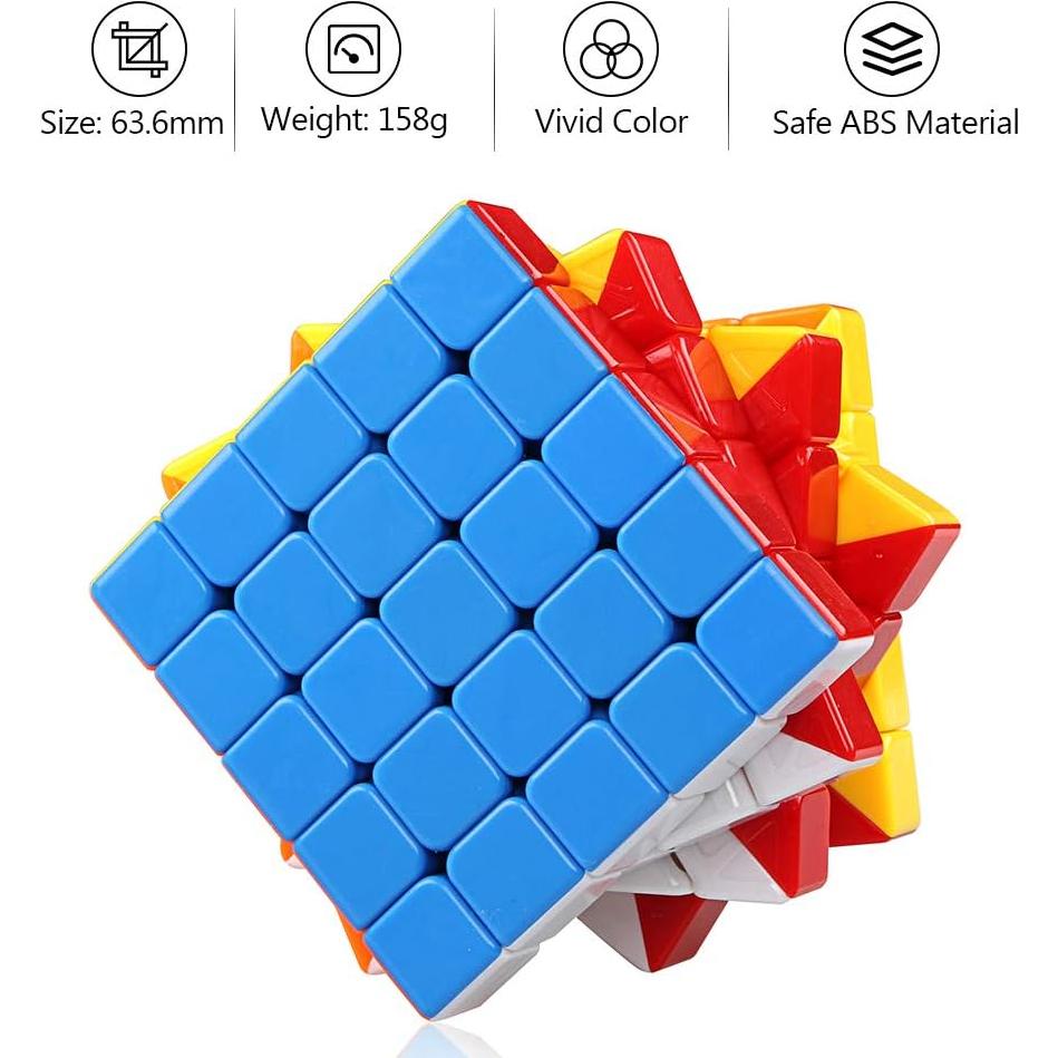 Cubo Mágico D-FantiX Cyclone Boys 5x5 Sin Etiquetas 6.4cm