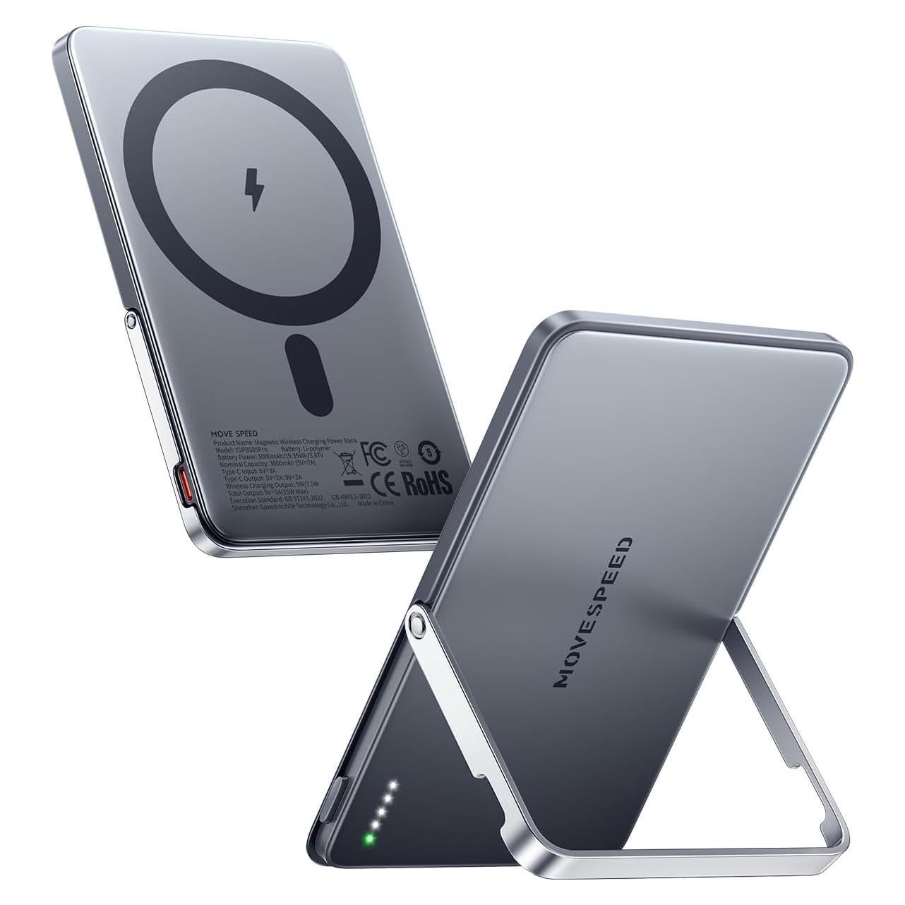 Cargador Portátil MagSafe MOVE SPEED 5000mAh Carga Rápida 22.5W