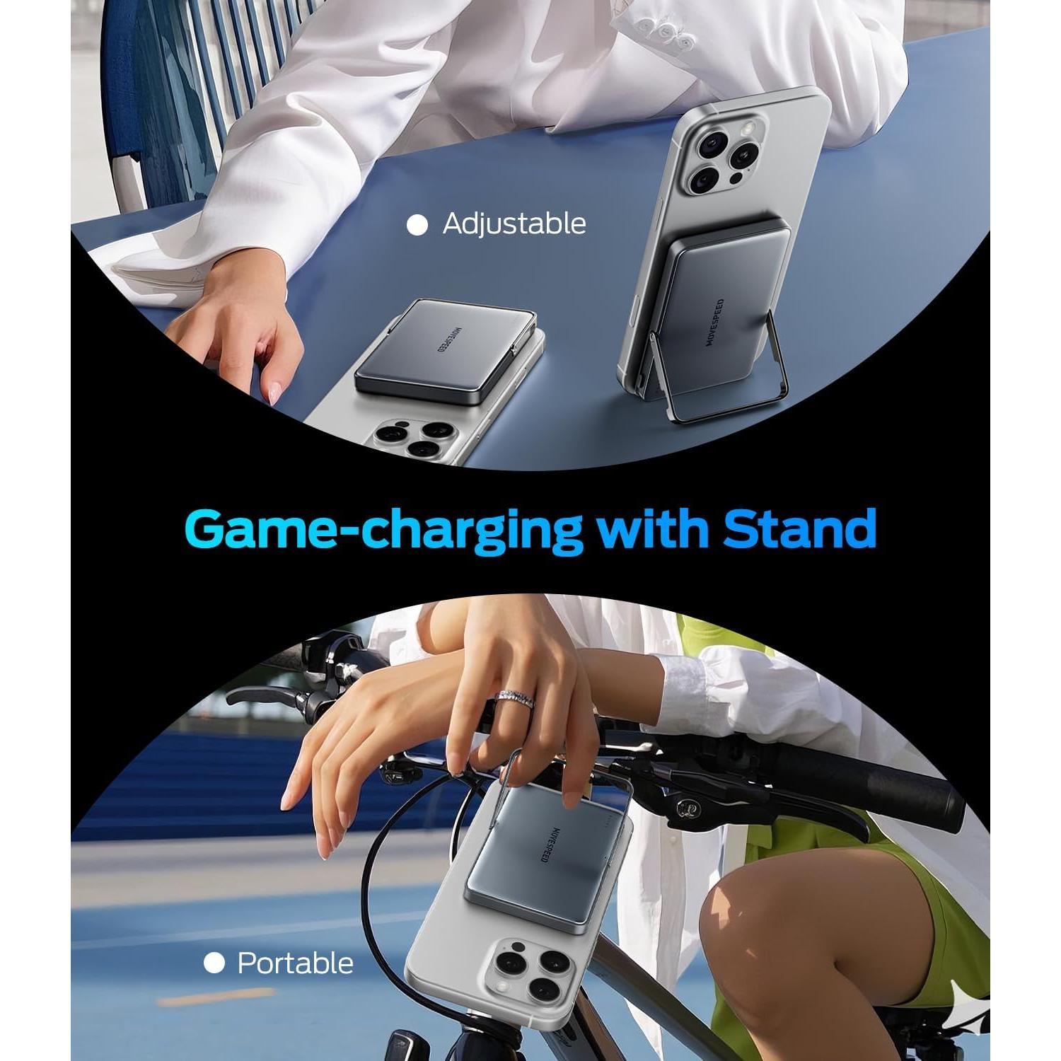 Cargador Portátil MagSafe MOVE SPEED 5000mAh Carga Rápida 22.5W