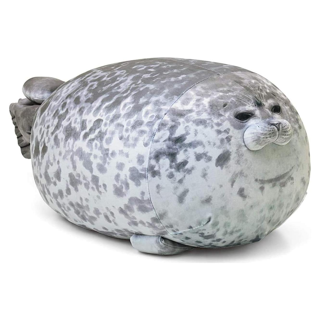 Almohada de Peluche Foca Gorda MerryXD 30 cm Gris