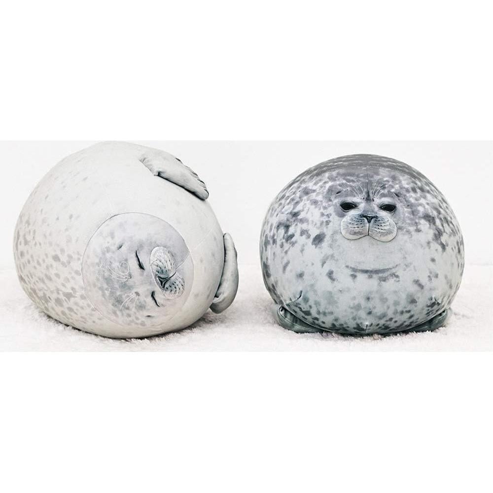 Almohada de Peluche Foca Gorda MerryXD 30 cm Gris