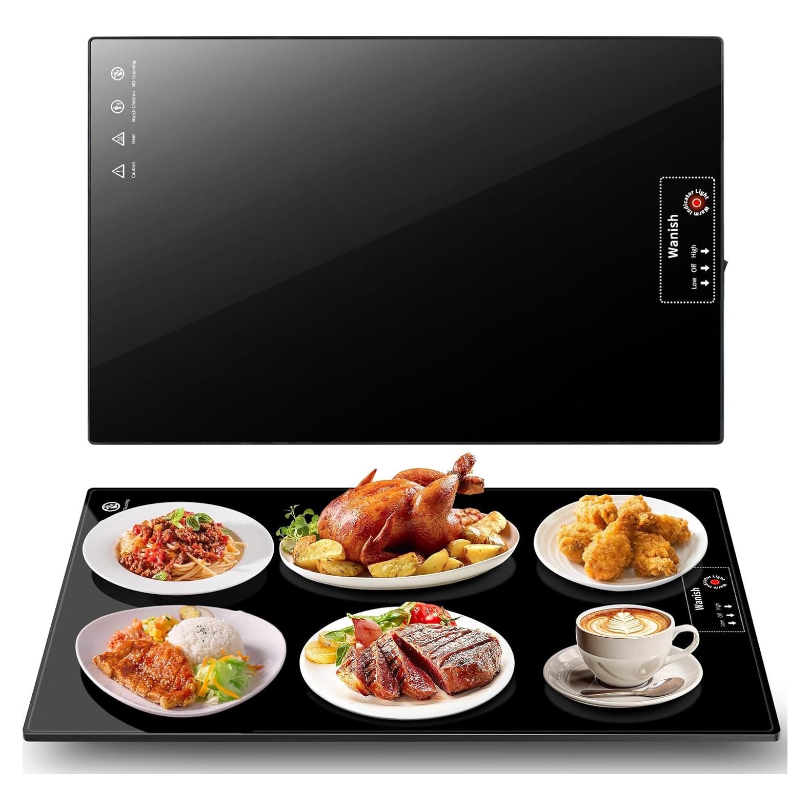 Bandeja Calentadora Eléctrica Wanish 55.88x35.56cm 180W