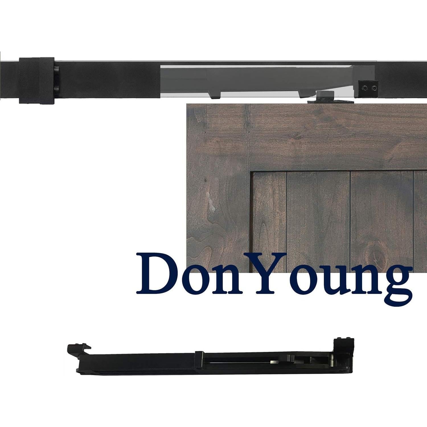 Mecanismo de Cierre Suave para Puerta de Granero Ligero 2PCS